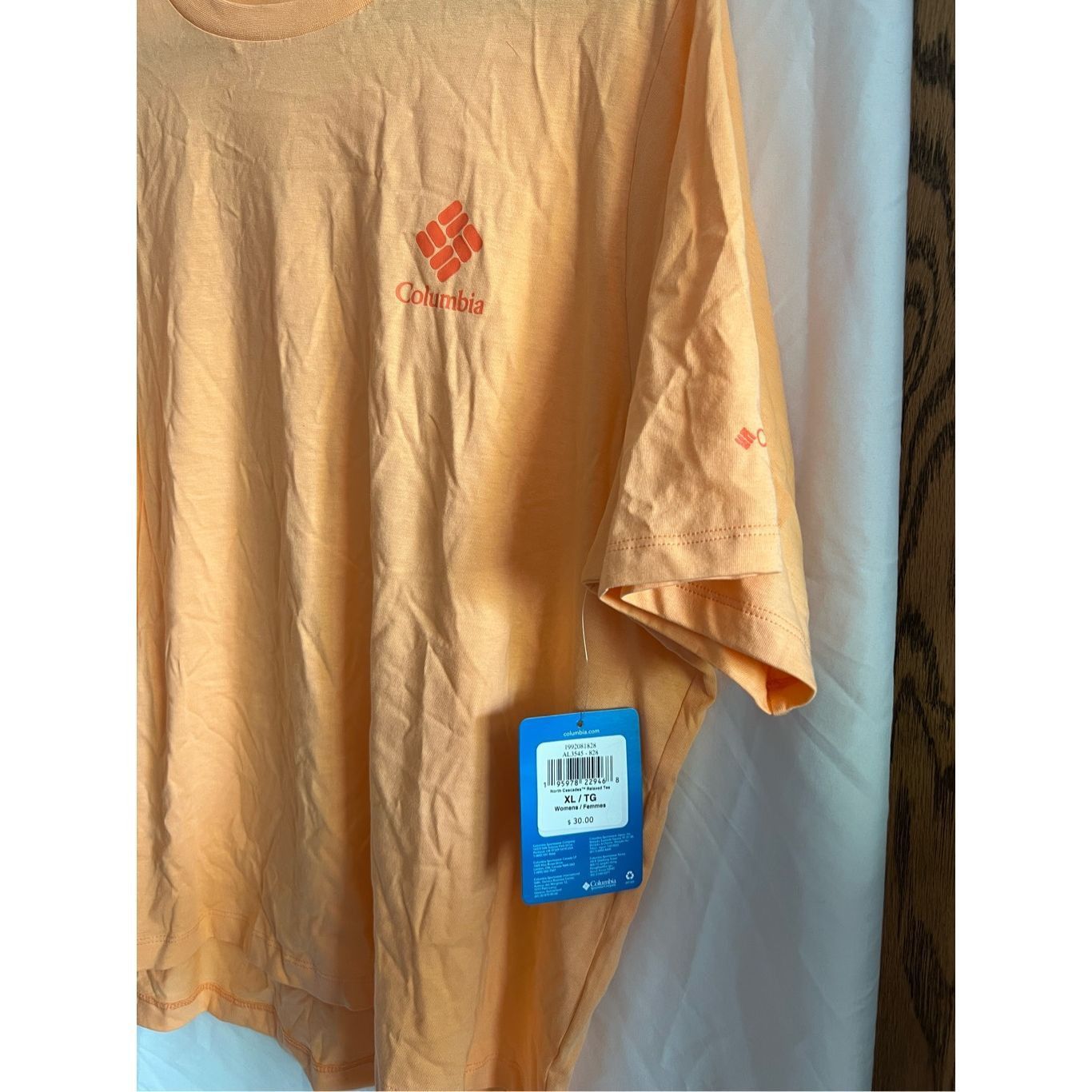 Columbia Columbia Orange T-Shirt Woman’s Size XL NEW Size XL / US 12-14 / IT 48-50 - 3 Thumbnail