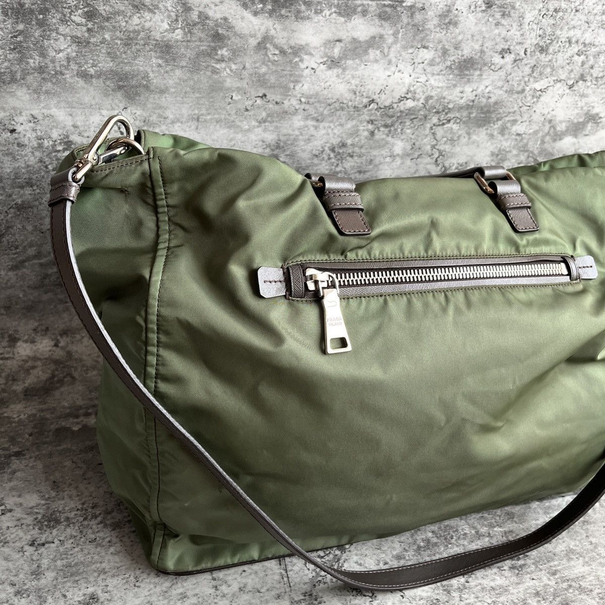 Prada Prada Nylon Saffi Travel 2-Way Large Bag Size ONE SIZE - 14 Thumbnail