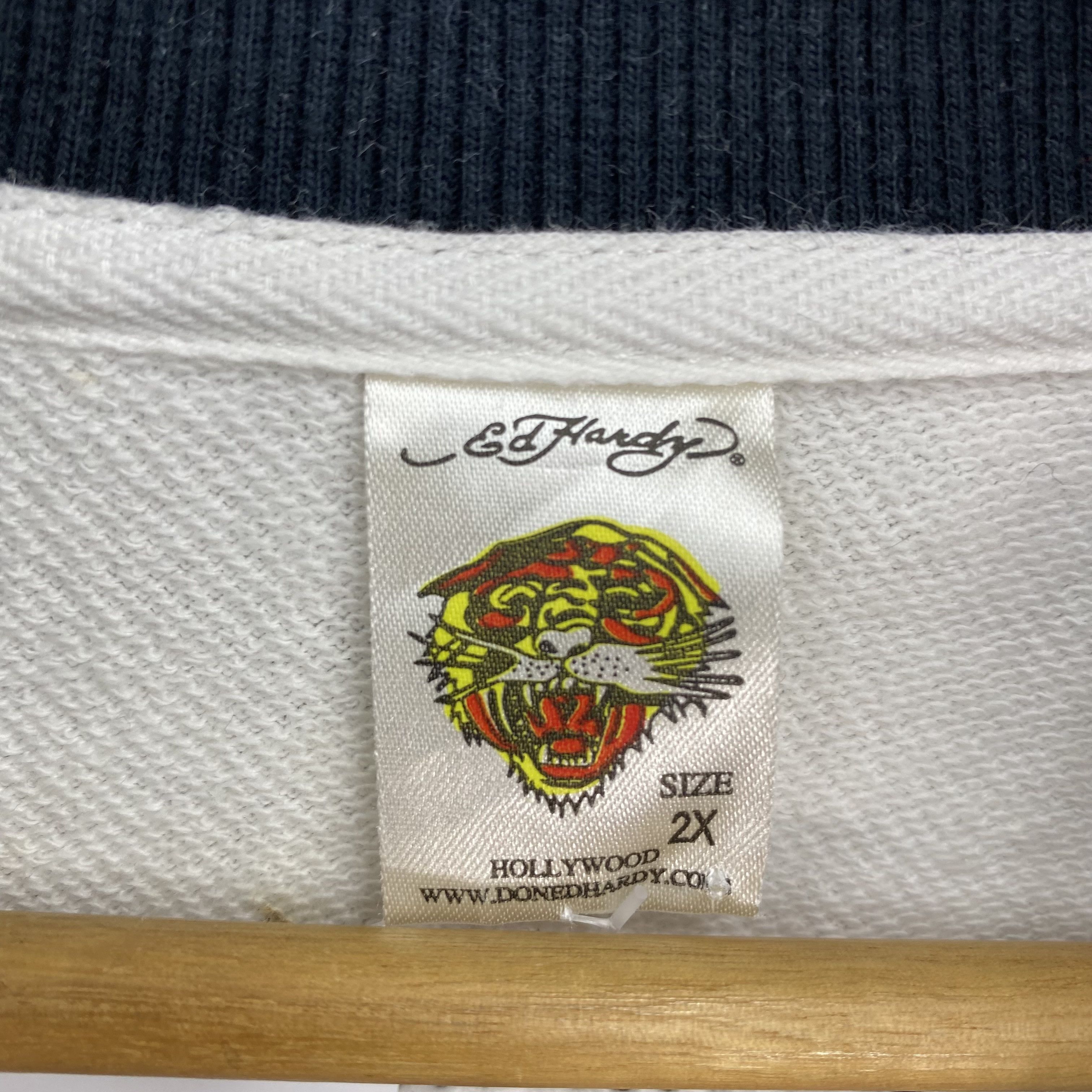 Ed Hardy Ed Hardy By Christian Audigier Track Jacket Koi Fish Tattoo Size US XXL / EU 58 / 5 - 12 Thumbnail