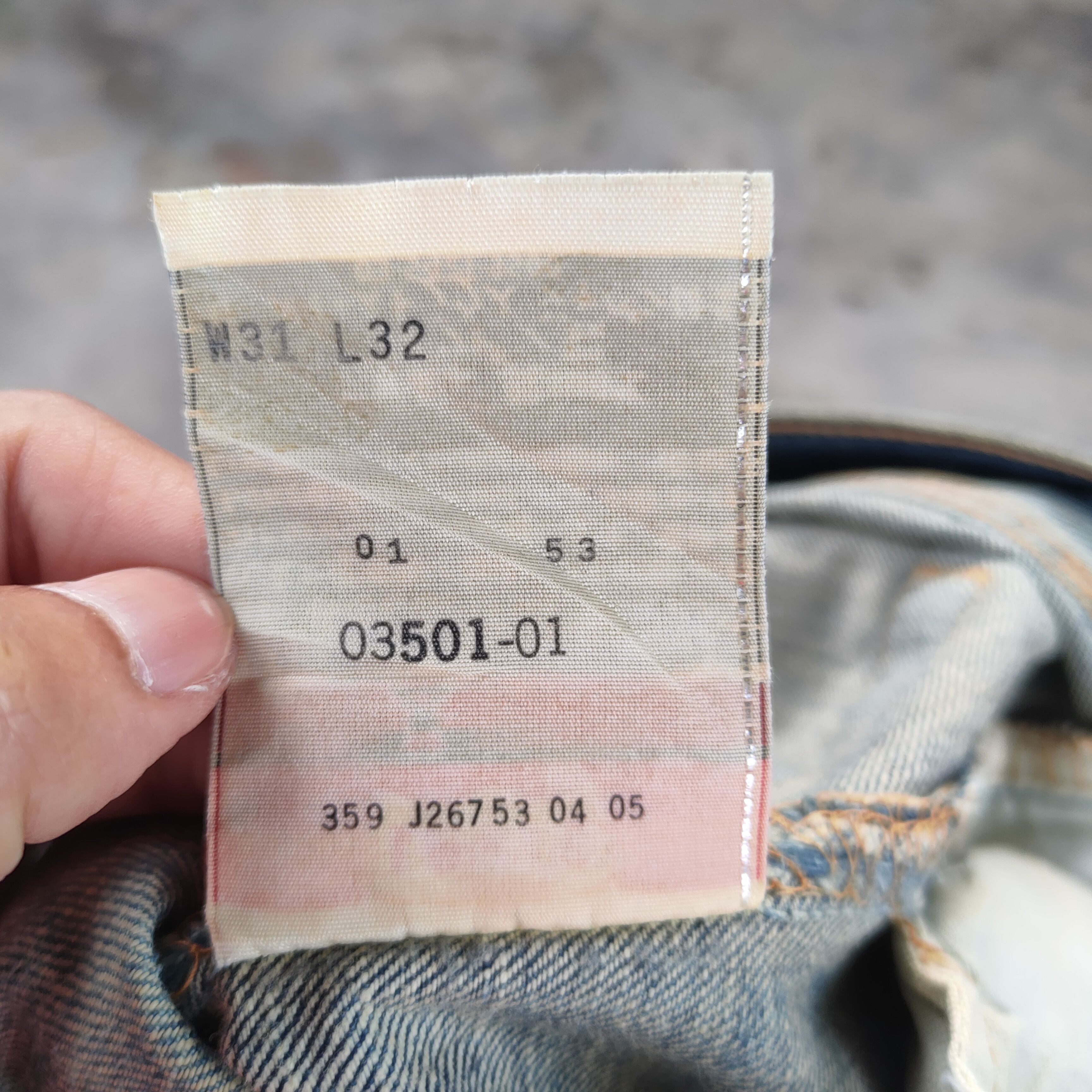 Levi's Vintage Clothing VINTAGE LEVI'S 501 FADED RUSTY DISTRESSED JEAN DENIM PANTS Size US 32 / EU 48 - 13 Thumbnail