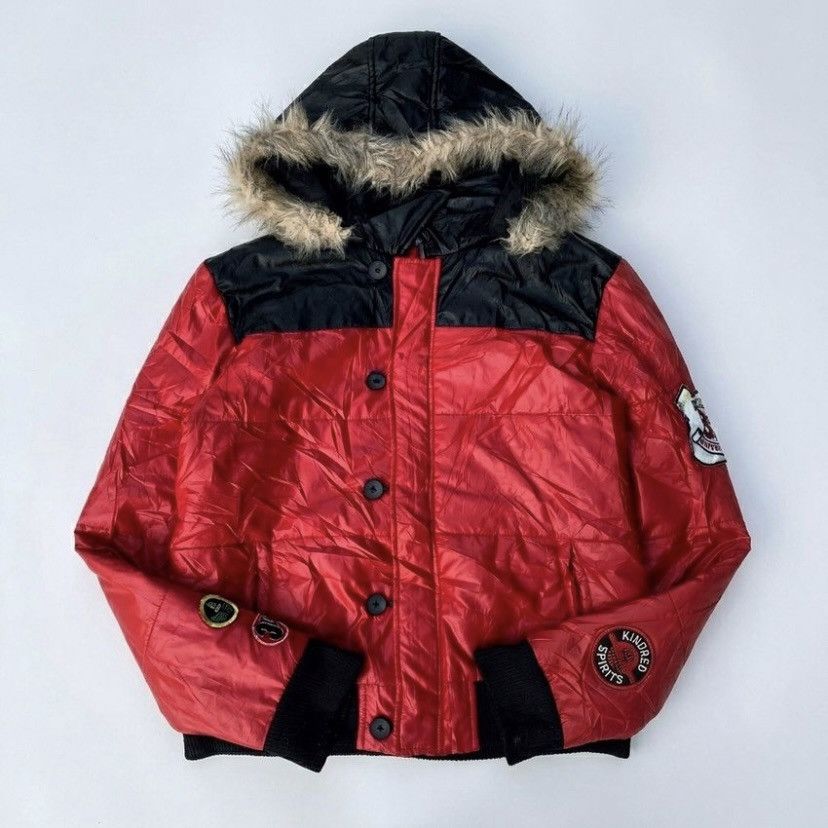 Japanese Brand MIDAS SHINY PUFFER JACKET RED | Grailed