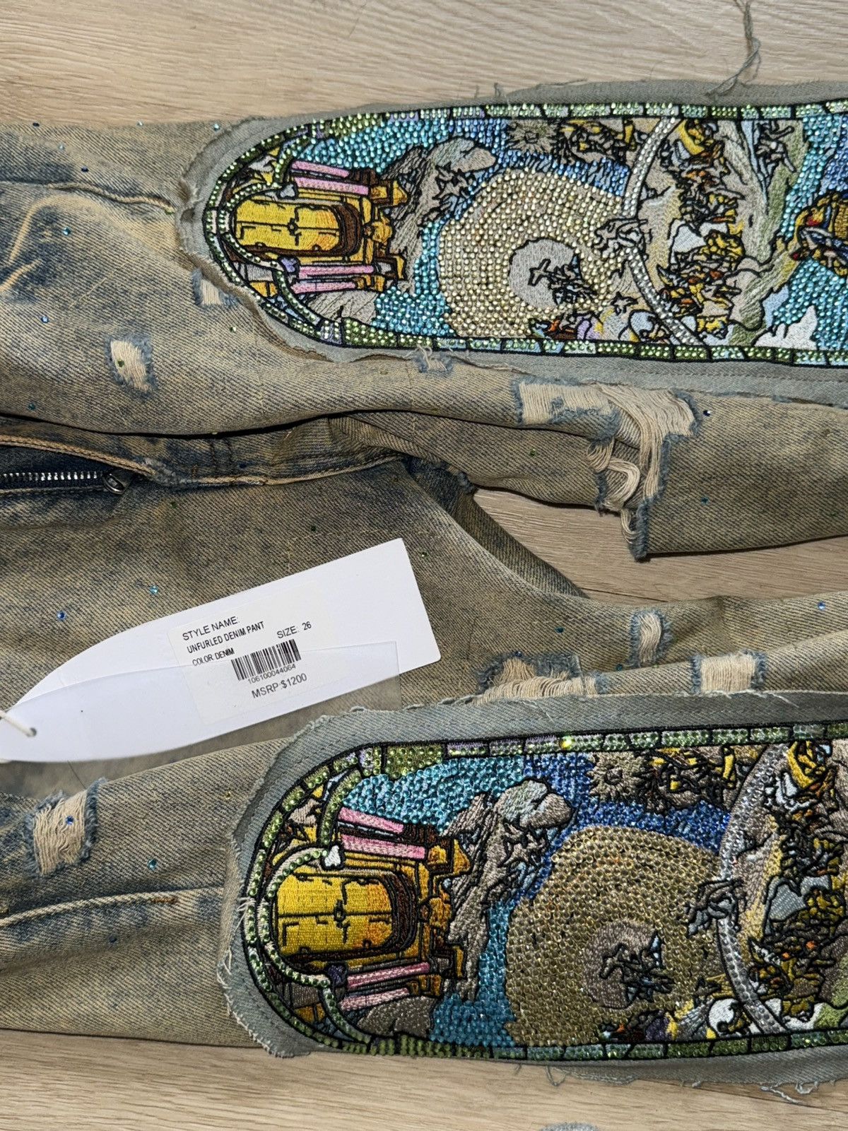Who Decides War WDW Unfurled Denim Pants Size US 28 / EU 44 - 7 Thumbnail