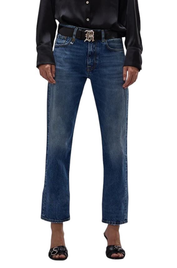 R13 ROMEO 28 Hutton Blue Faded Zip Fly Jeans 87173 Size 28" / US 6 / IT 42 - 1 Thumbnail
