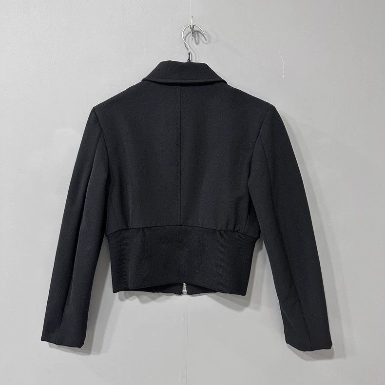 Prada Prada Black short zipper cotton jacket 2504-Nextarrow Size XS / US 0-2 / IT 36-38 - 3 Thumbnail