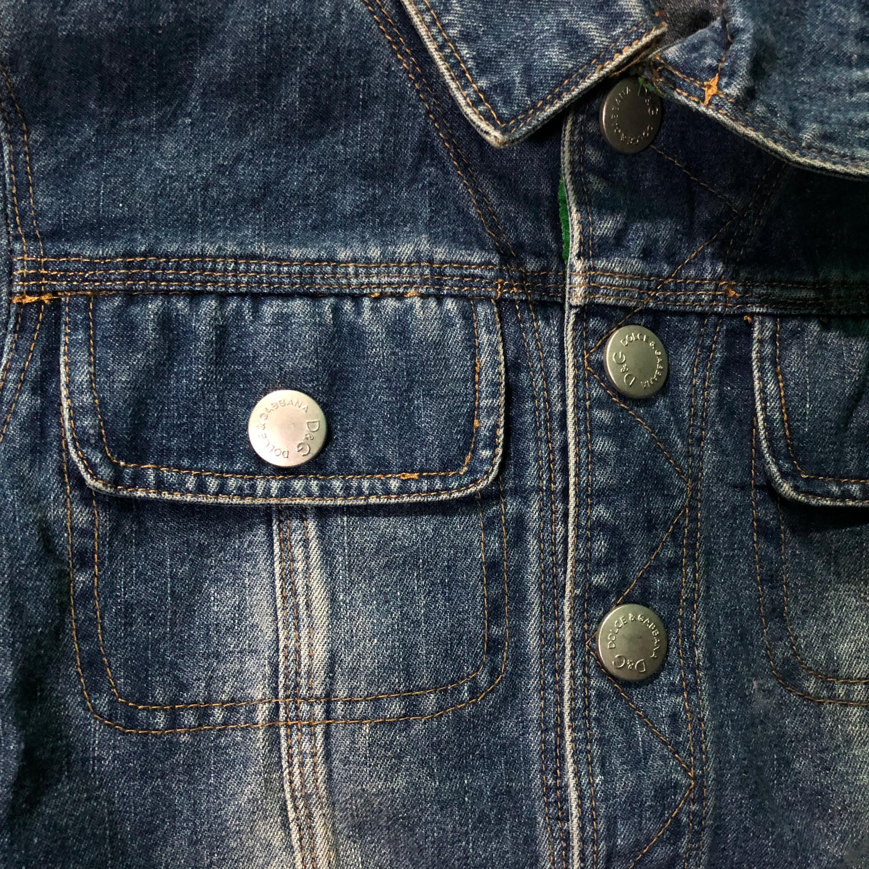Dolce & Gabbana 2000s Dolce & Gabbana Denim Jacket Size US S / EU 44-46 / 1 - 4 Thumbnail