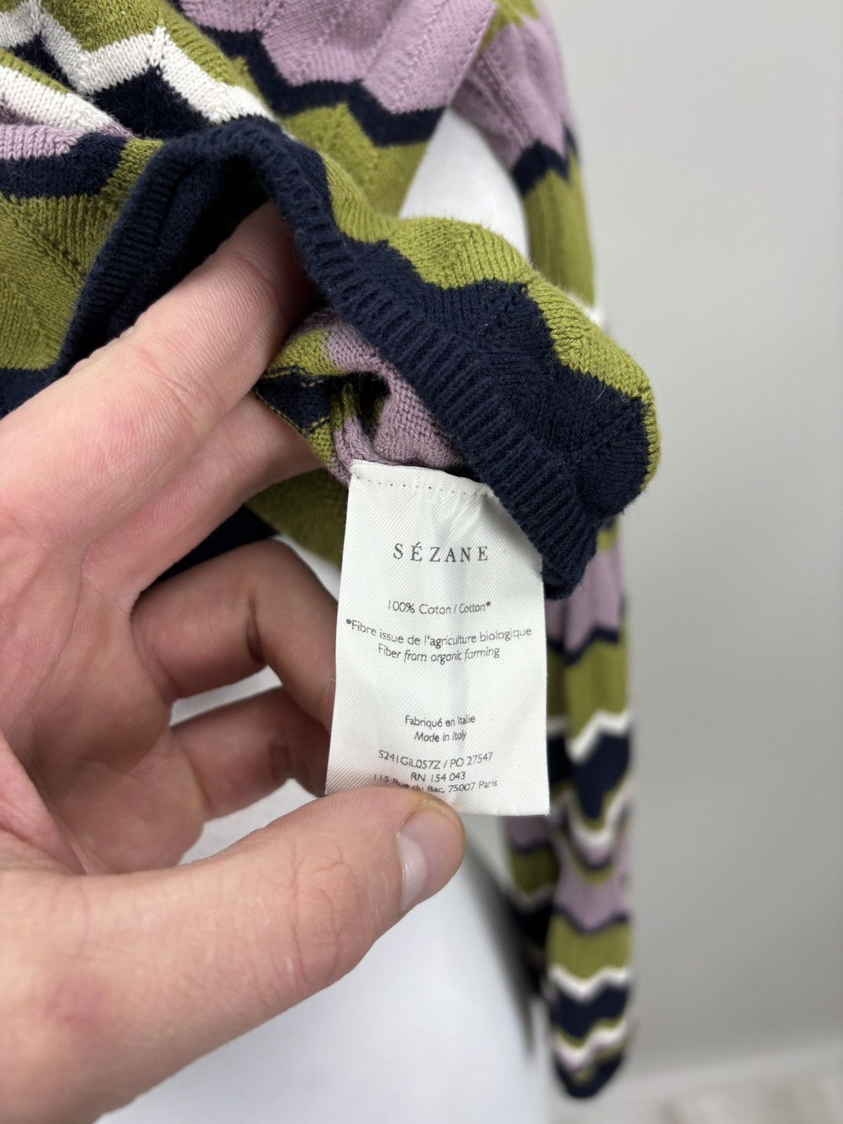 Sezane Womens cardigan Sezane Size S Color Multicolor Size S / US 4 / IT 40 - 10 Thumbnail