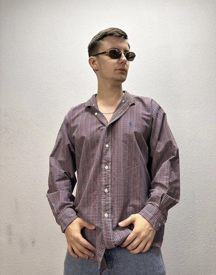 Polo Ralph Lauren × Vintage Polo Ralph Lauren Old Money Shirt Nova Check Vintage Size US M / EU 48-50 / 2 - 2 Thumbnail