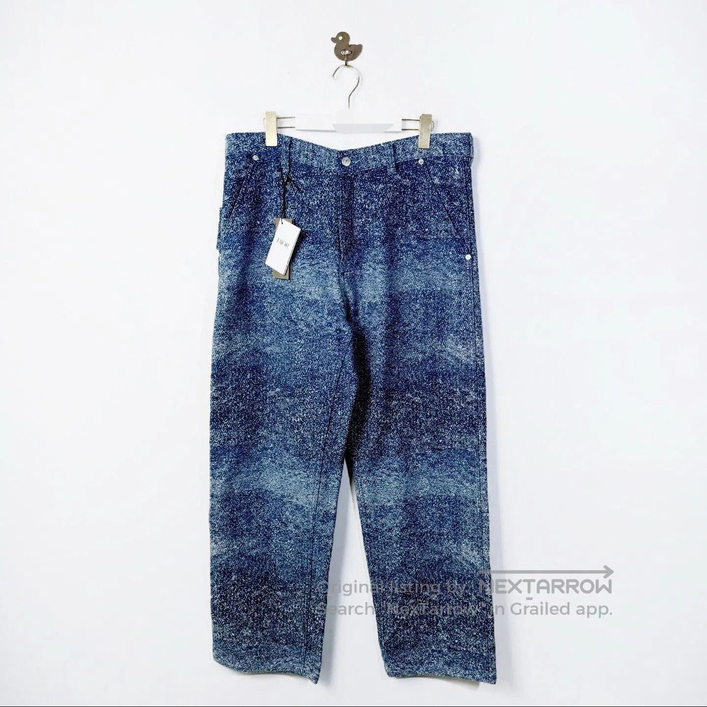 Dior Dior 2025 Jacquard Gradient Logo Jeans. Size US 35 - 1 Thumbnail