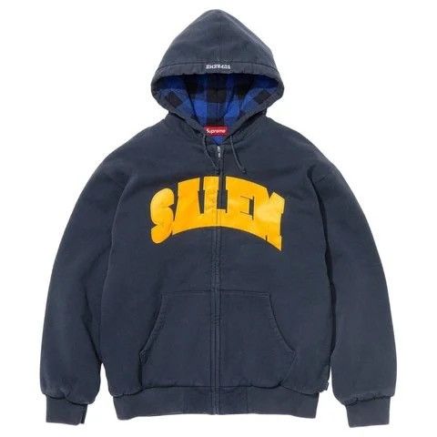 Supreme Supreme/Aphex Twin Zip Up Hooded Sweatshirt | Grailed