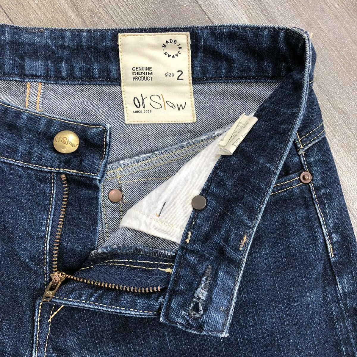 Japanese Brand × Orslow × Vintage 🇯🇵 Vintage OrSlow Japan Faded Blue Denim Women Jeans Size 27" / US 4 / IT 40 - 8 Thumbnail