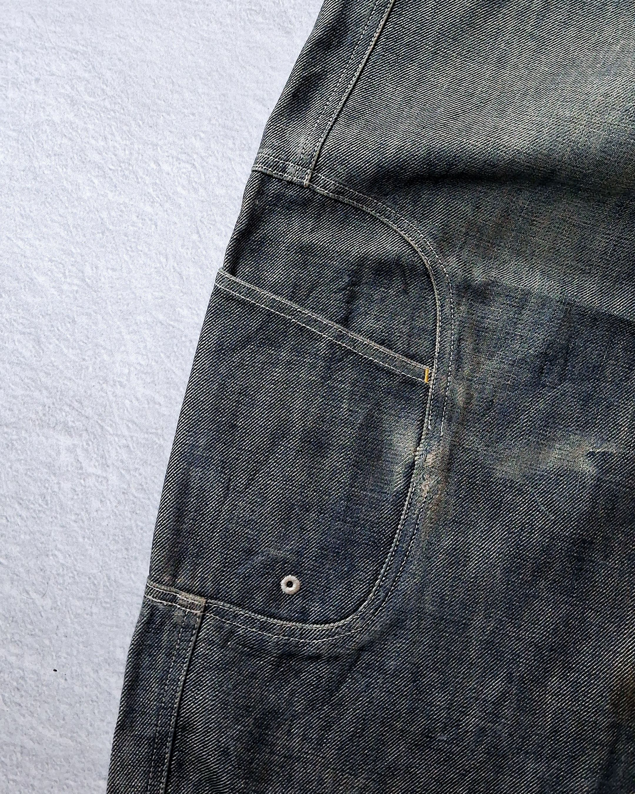 Japanese Brand BOOTLEGBOOTH DENIM PANTS BAGGY STYLE MULTIPOCKET Size US 34 / EU 50 - 6 Thumbnail