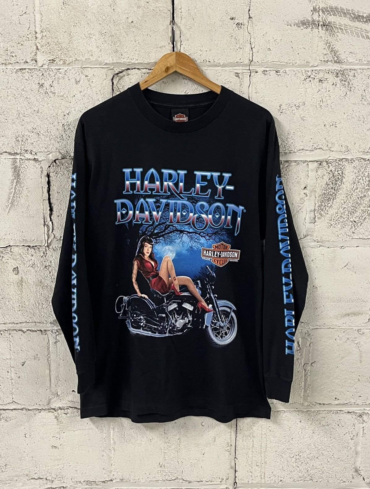 Harley longsleeve shirt y2k sleeve hits skater streetwear