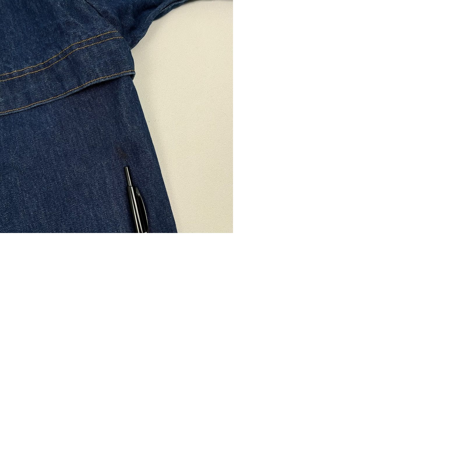 Denime VTG Pioneer Wear Long Denim Jacket Size 12 L/XL Jacket Women Blue 90s Rockability Size XL / US 12-14 / IT 48-50 - 9 Thumbnail