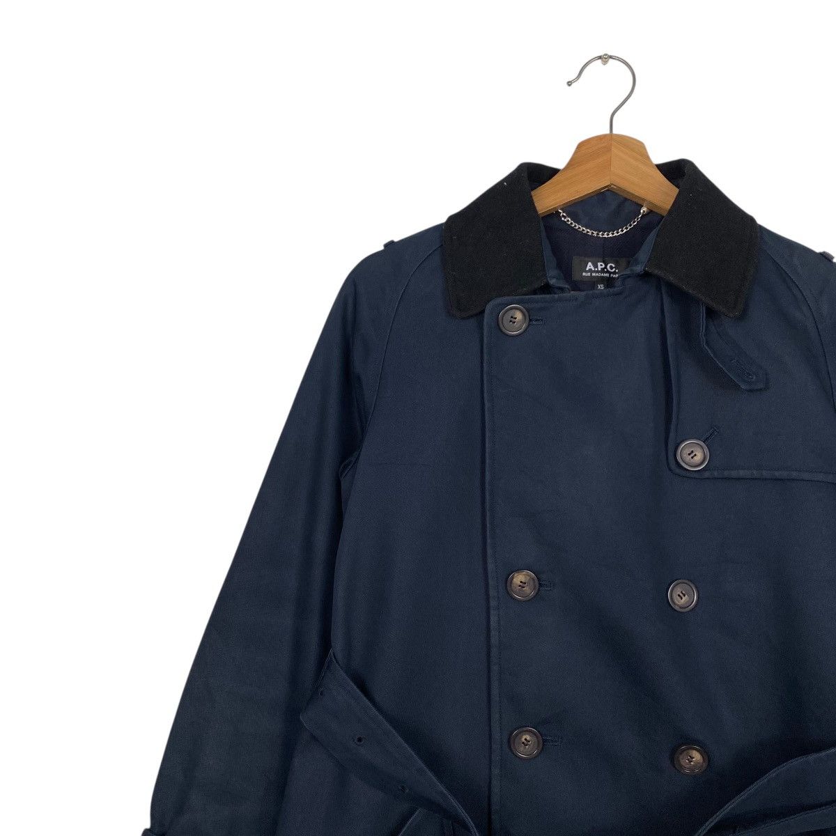 A.P.C. A.P.C trench coat double breasted Size US XS / EU 42 / 0 - 7 Thumbnail