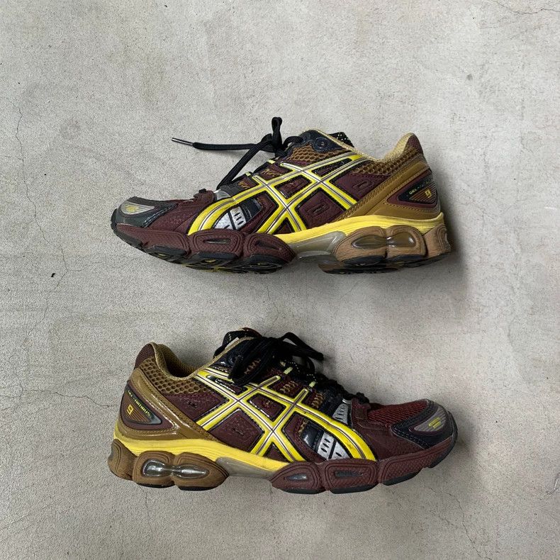 Kiko Kostadinov KIKO KOSTADINOV gel-nimbus 9 ub3-s Brown Yellow Sports Sho Size US 7 / EU 40 - 6 Thumbnail