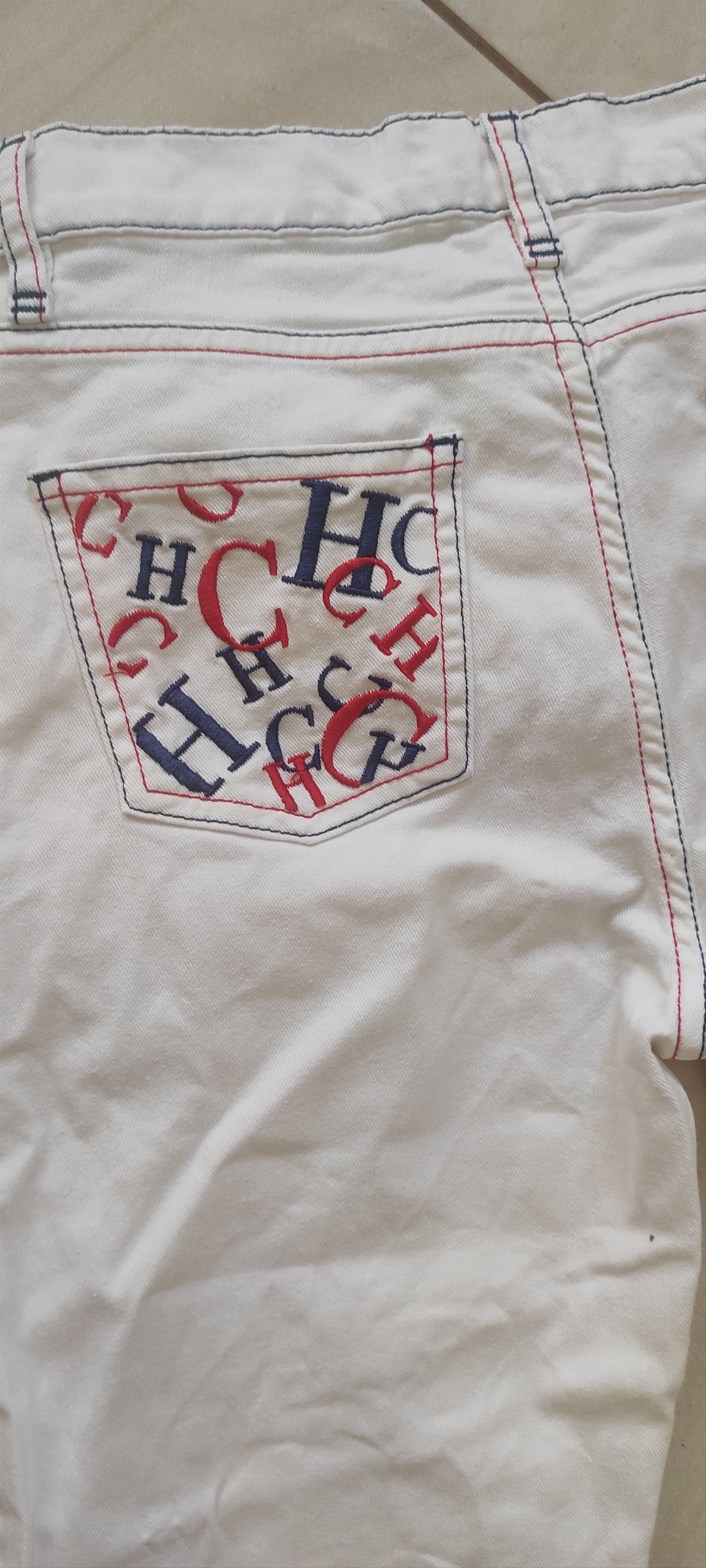 Carolina Herrera Carolina Herrera Logo Embroidery Denim Jeans White Kids Sz 2 Size 26" / US 2 / IT 38 - 9 Thumbnail
