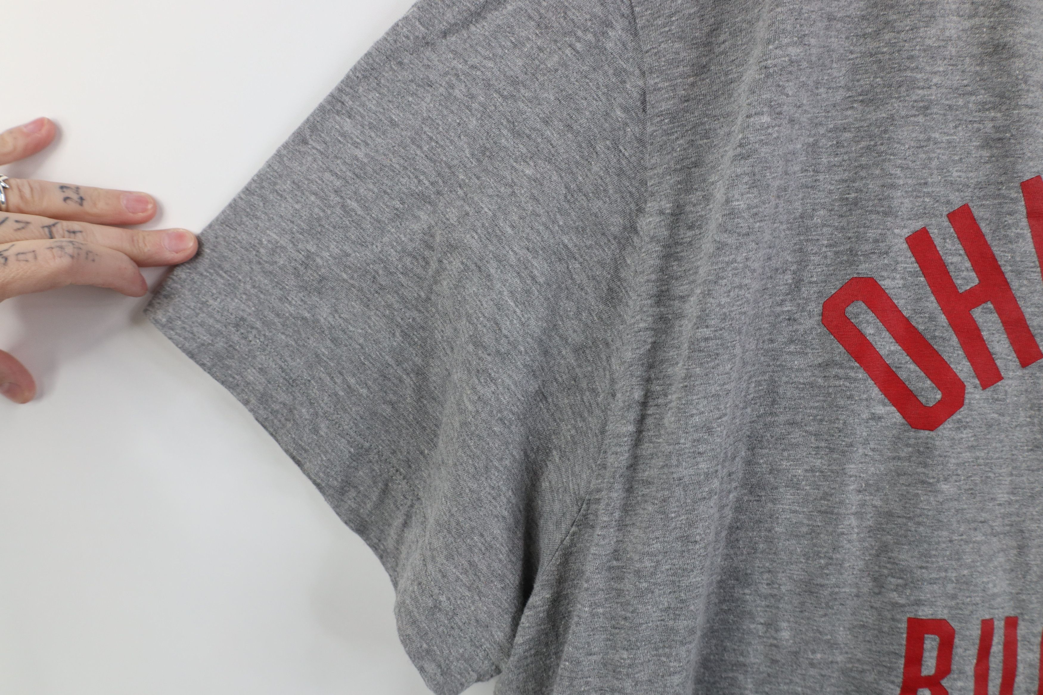 Nike Nike Scott Center Swoosh Ohio State University T-Shirt Gray Size US XXL / EU 58 / 5 - 6 Thumbnail