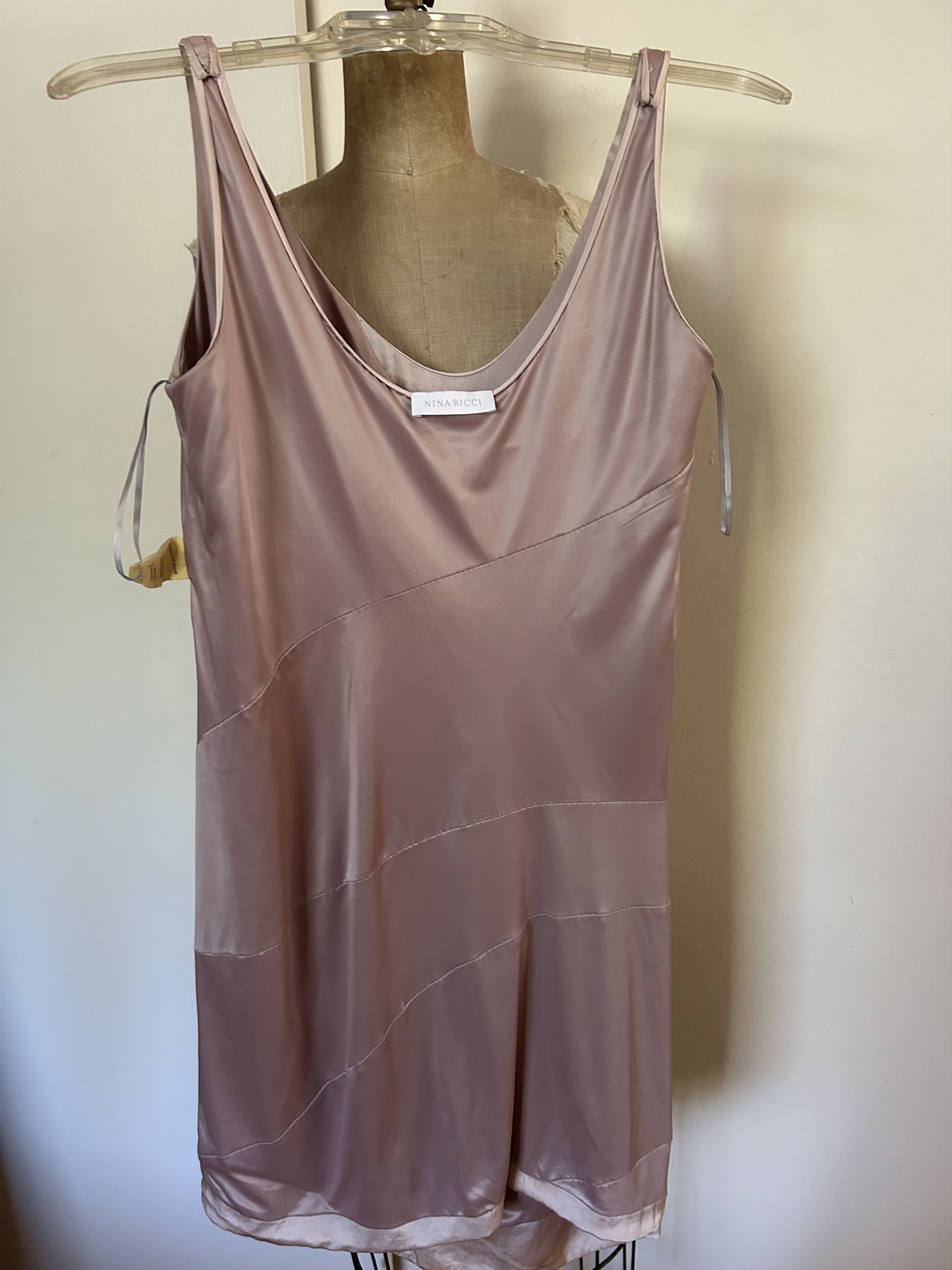 Olivier Theyskens Nina Ricci by Olivier Theyskens SS2008 Blush Slip Dress Size M / US 6-8 / IT 42-44 - 6 Thumbnail