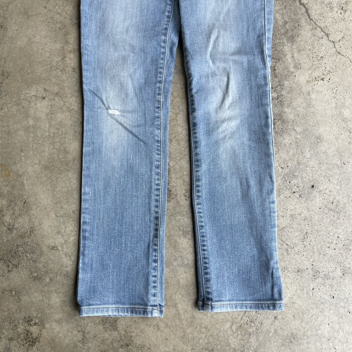 Edwin 🔥Vintage Edwin Stoned Washed Ripped Women Denim Jeans Size 28" / US 6 / IT 42 - 3 Thumbnail