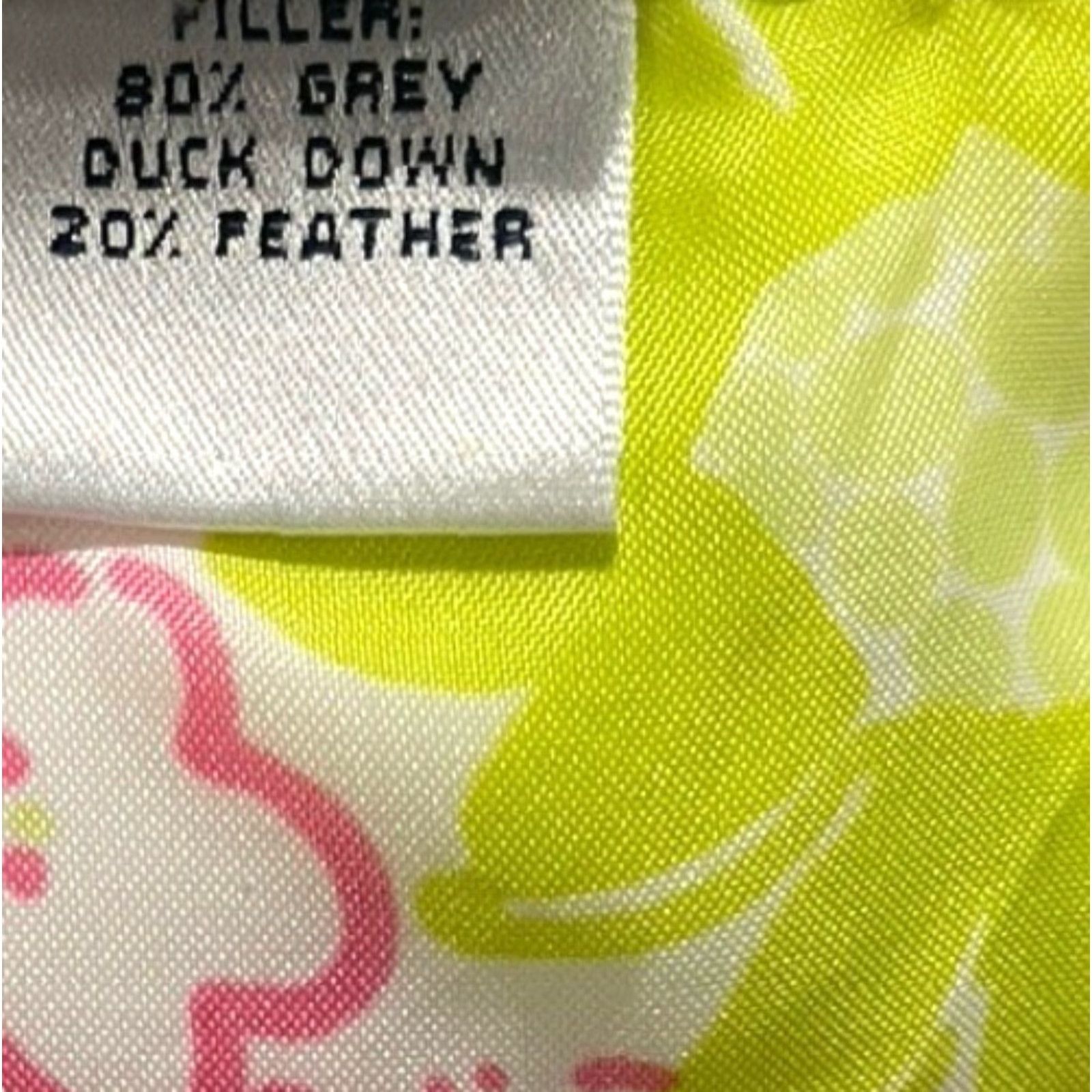 Lilly Pulitzer Lilly Pulitzer Goose Down Vest Women S Green Puffer Zip Floral Lined Sz S Size S / US 4 / IT 40 - 7 Thumbnail