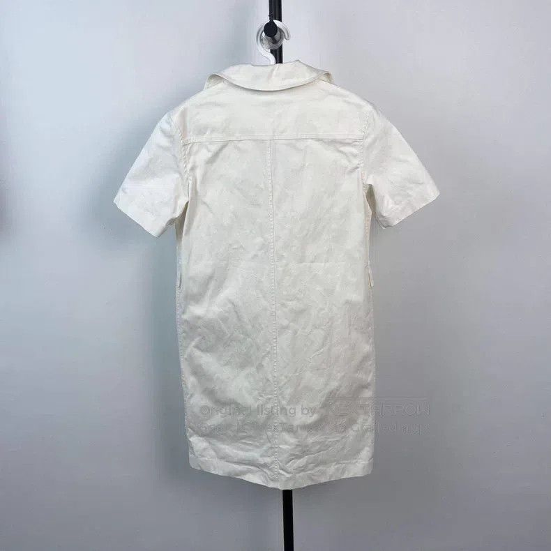 Hermes Hermes White Woven Dress Size XS / US 0-2 / IT 36-38 - 2 Thumbnail