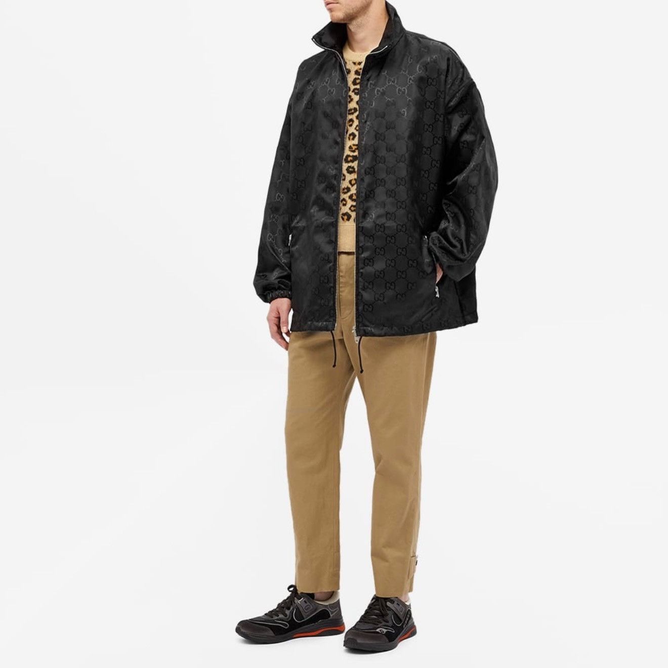 Gucci Gucci FW20 Circular Lines Series Full Print Pattern Zipper Size US S / EU 44-46 / 1 - 1 Thumbnail