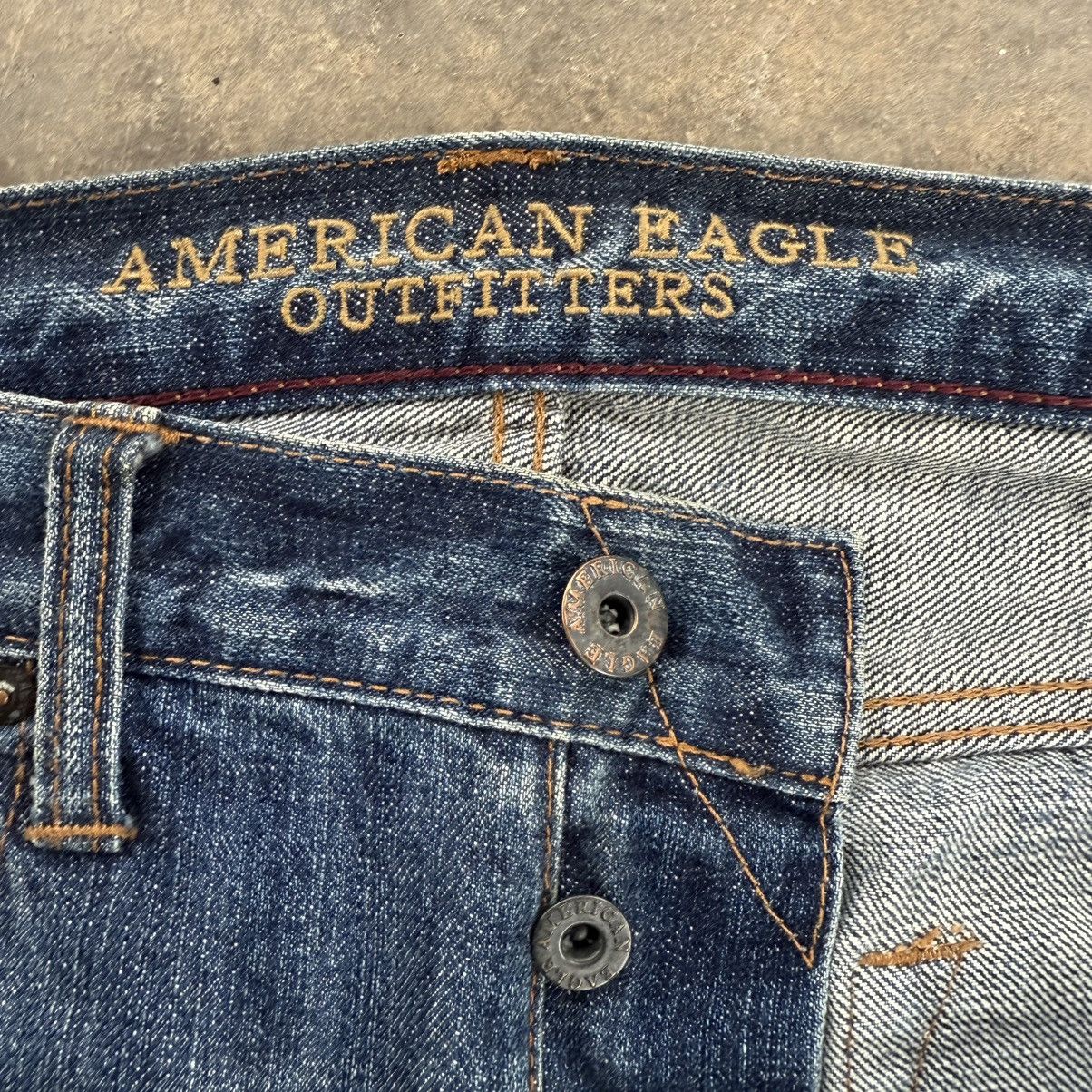 American Eagle Outfitters VINTAGE AEO SELVEGE JEANS DENIM PANTS Size US 36 / EU 52 - 10 Thumbnail