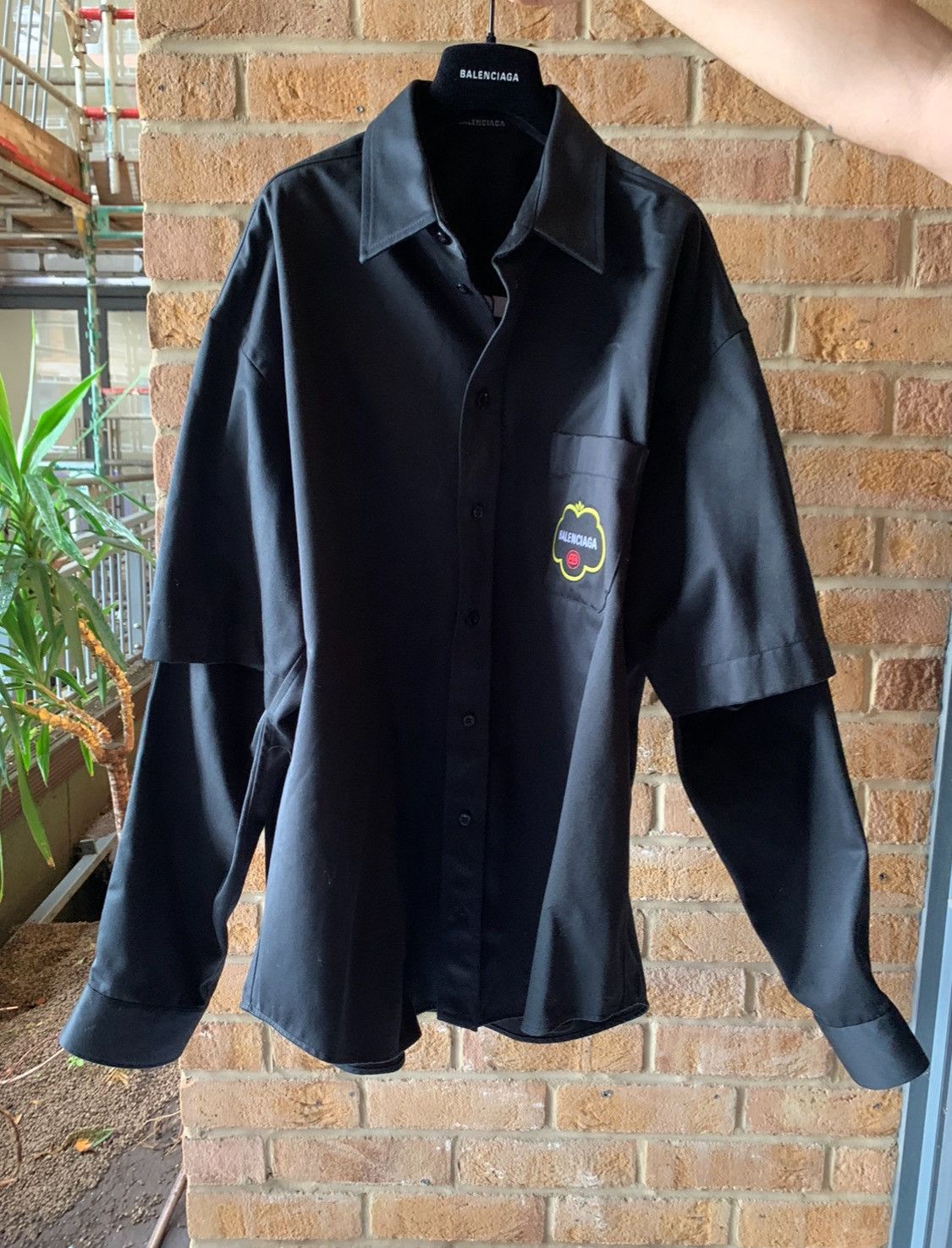 Balenciaga Balenciaga double fake shirt Size 38L - 2 Thumbnail