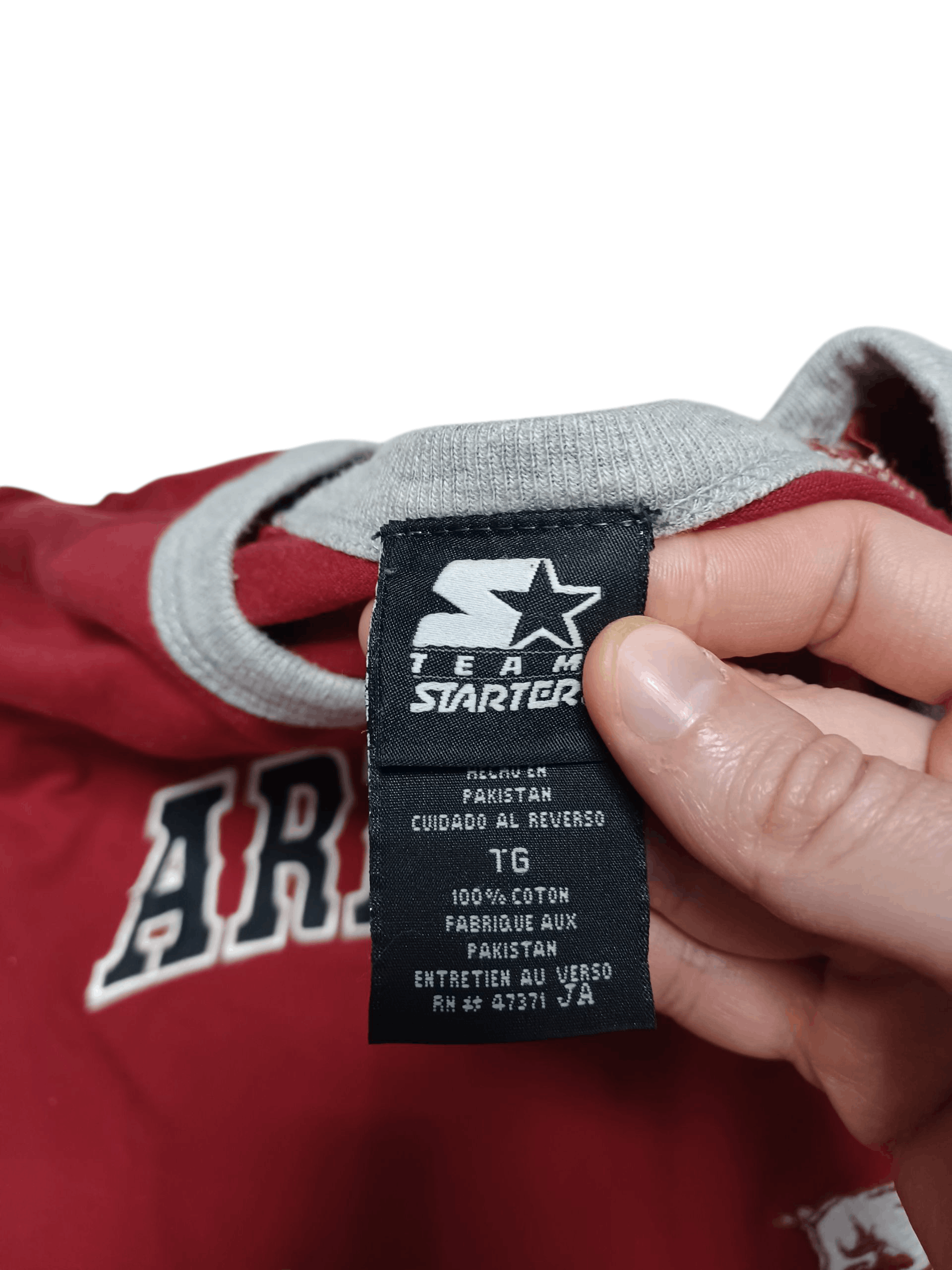 Starter ARKANSAS RAZORBACKS STARTER VINTAGE NFL LONG SLEEVE TEE Size US XL / EU 56 / 4 - 5 Thumbnail