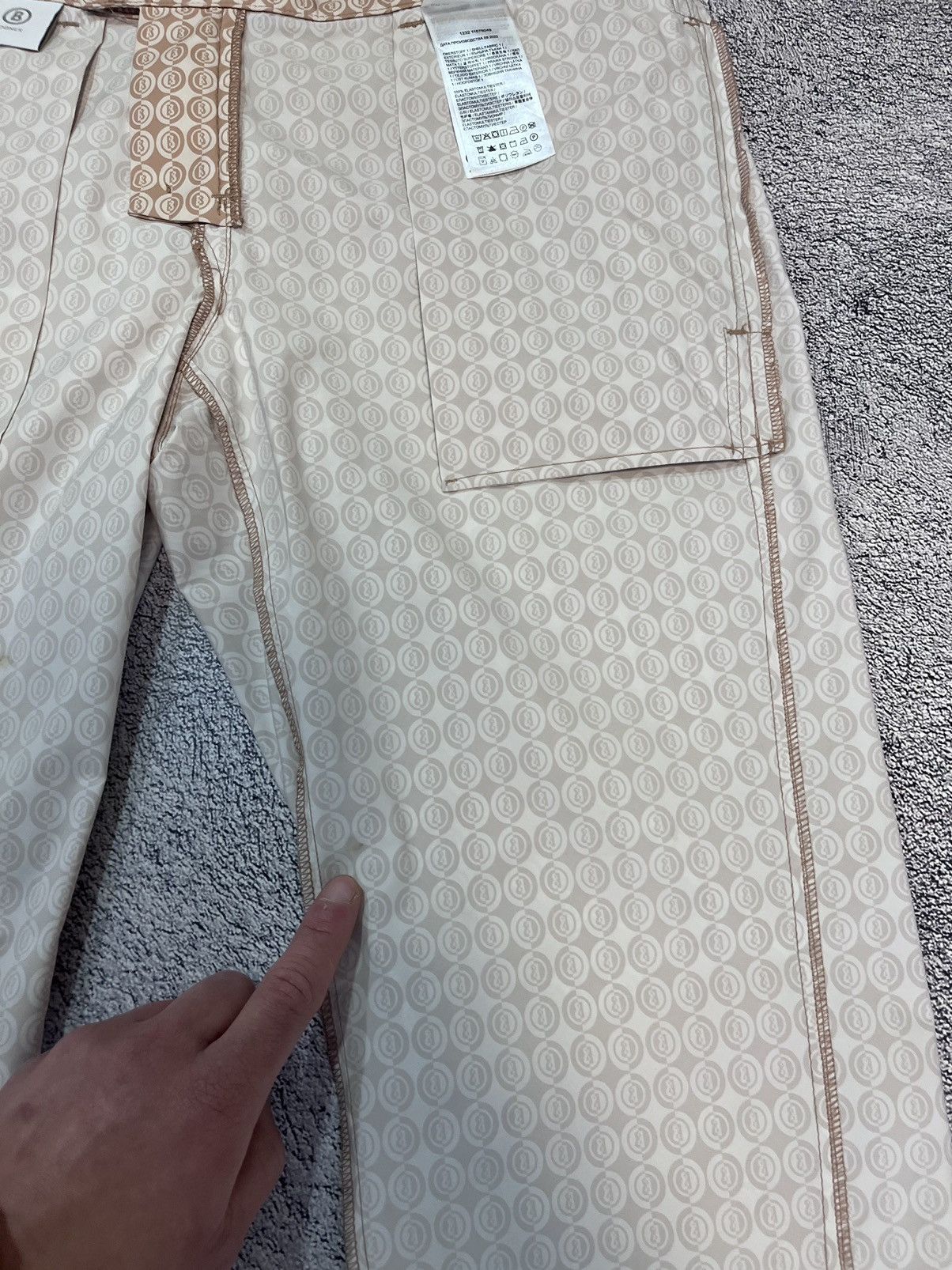 Bogner Bogner Pants Tesja Cropped Printed Shell Straight-Leg Golf Size 30" / US 8 / IT 44 - 17 Thumbnail