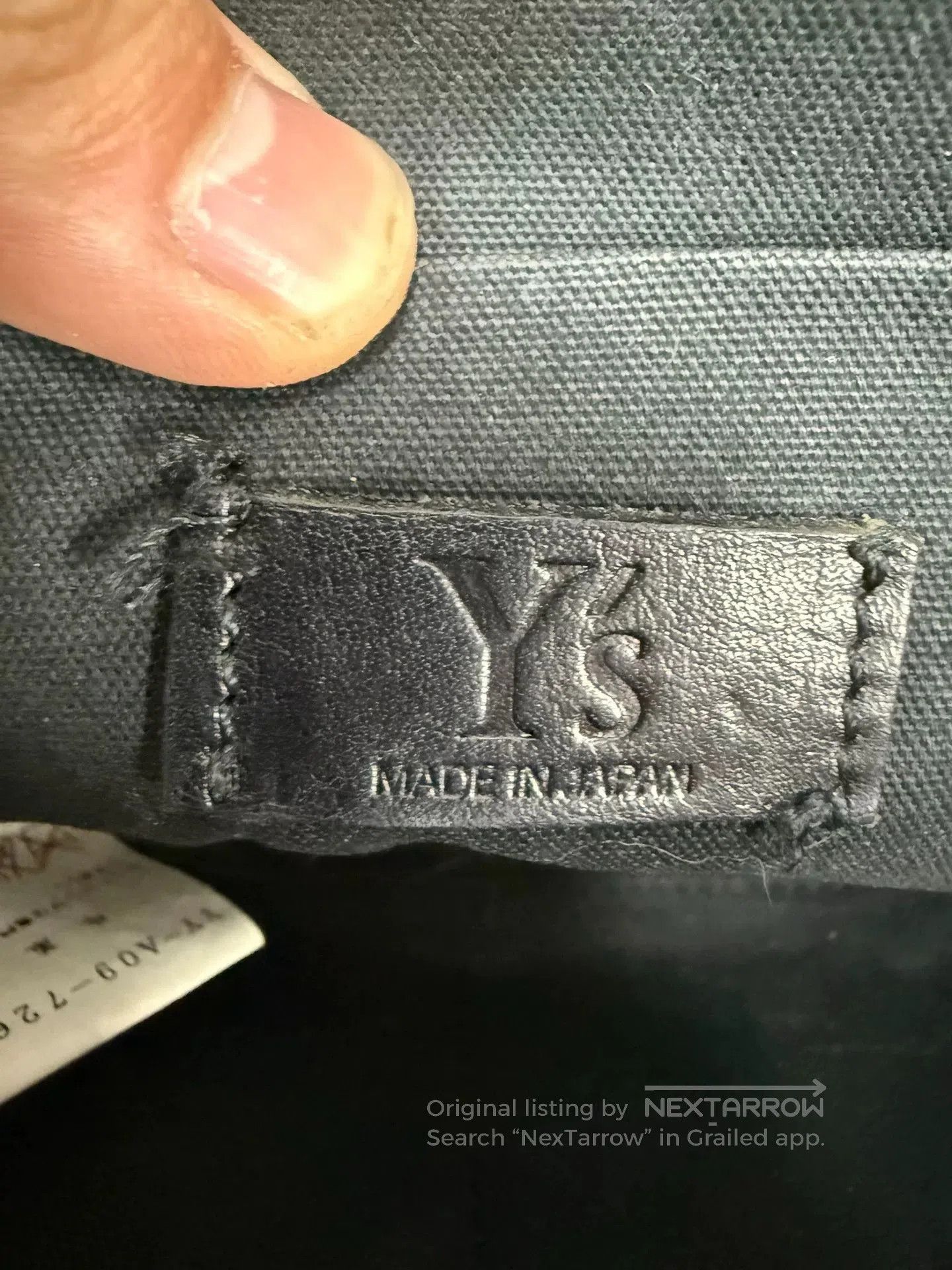 Yohji Yamamoto yohji yamamoto y's black leather shoulder bag. Size ONE SIZE - 4 Thumbnail