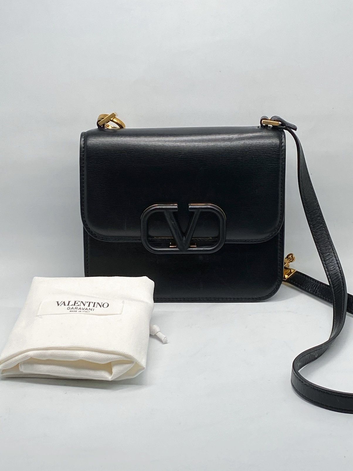 Valentino Valentino Garavani Small VSling Leather Shoulder Bag Size ONE SIZE - 4 Thumbnail