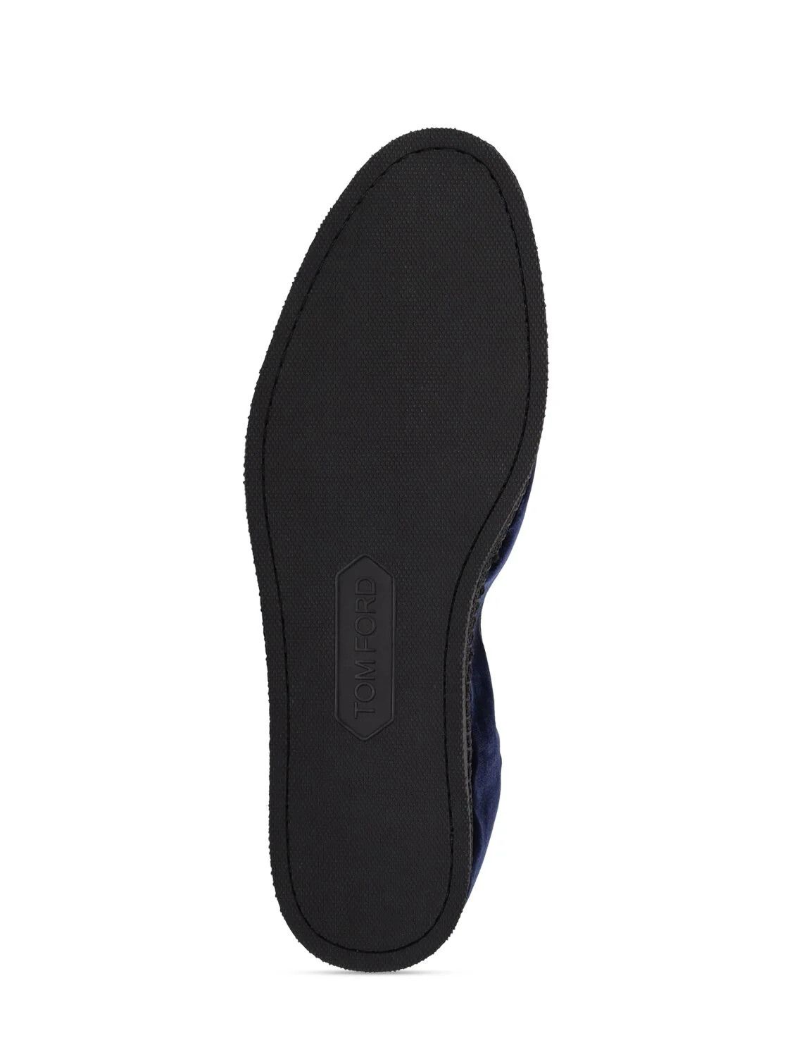 Tom Ford o1w1db10724 J1426 Velvet Loafers in Navy Size US 13 / EU 46 - 5 Thumbnail