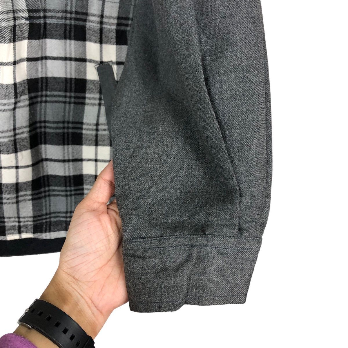 Japanese Brand 🔥Vintage Shirt Work Jacket Atelier Sab Studio Japan Tartan Size US L / EU 52-54 / 3 - 15 Thumbnail
