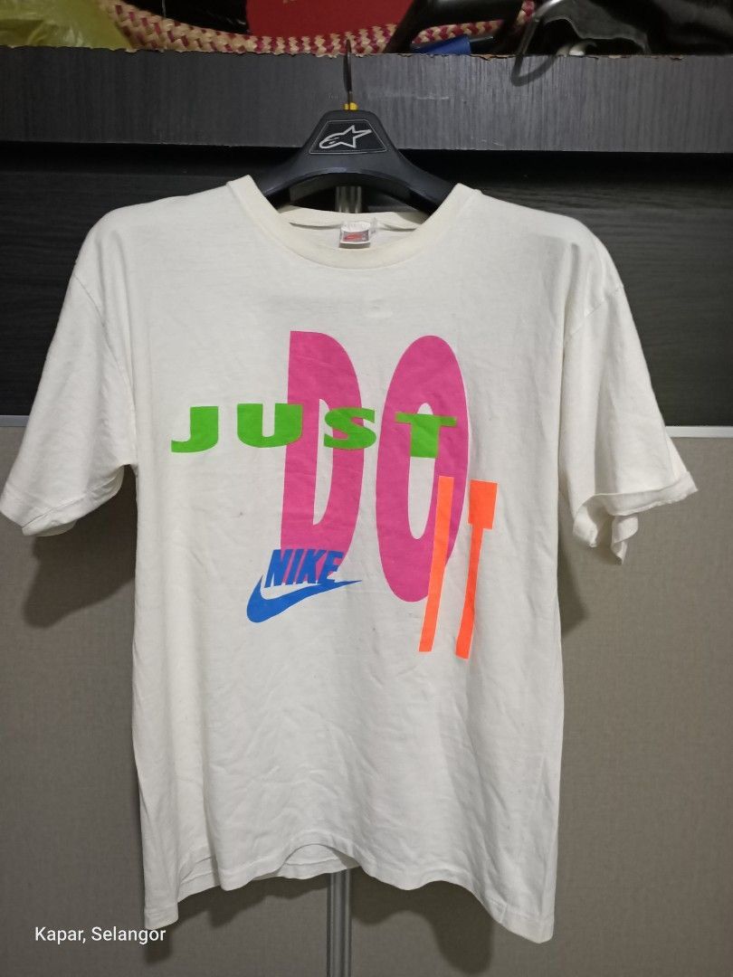 Nike × Vintage Vintage 90s Nike just do it shirt Size US M / EU 48-50 / 2 - 1 Thumbnail