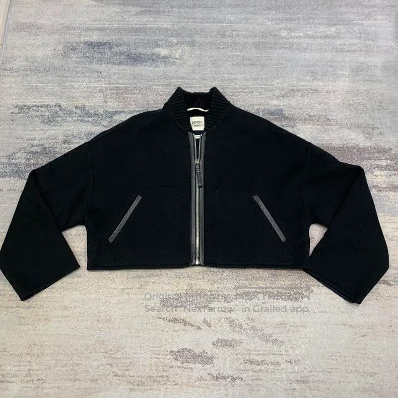 Hermes Hermes Black Cashmere Zip-Up Jacket Size S / US 4 / IT 40 - 1 Thumbnail