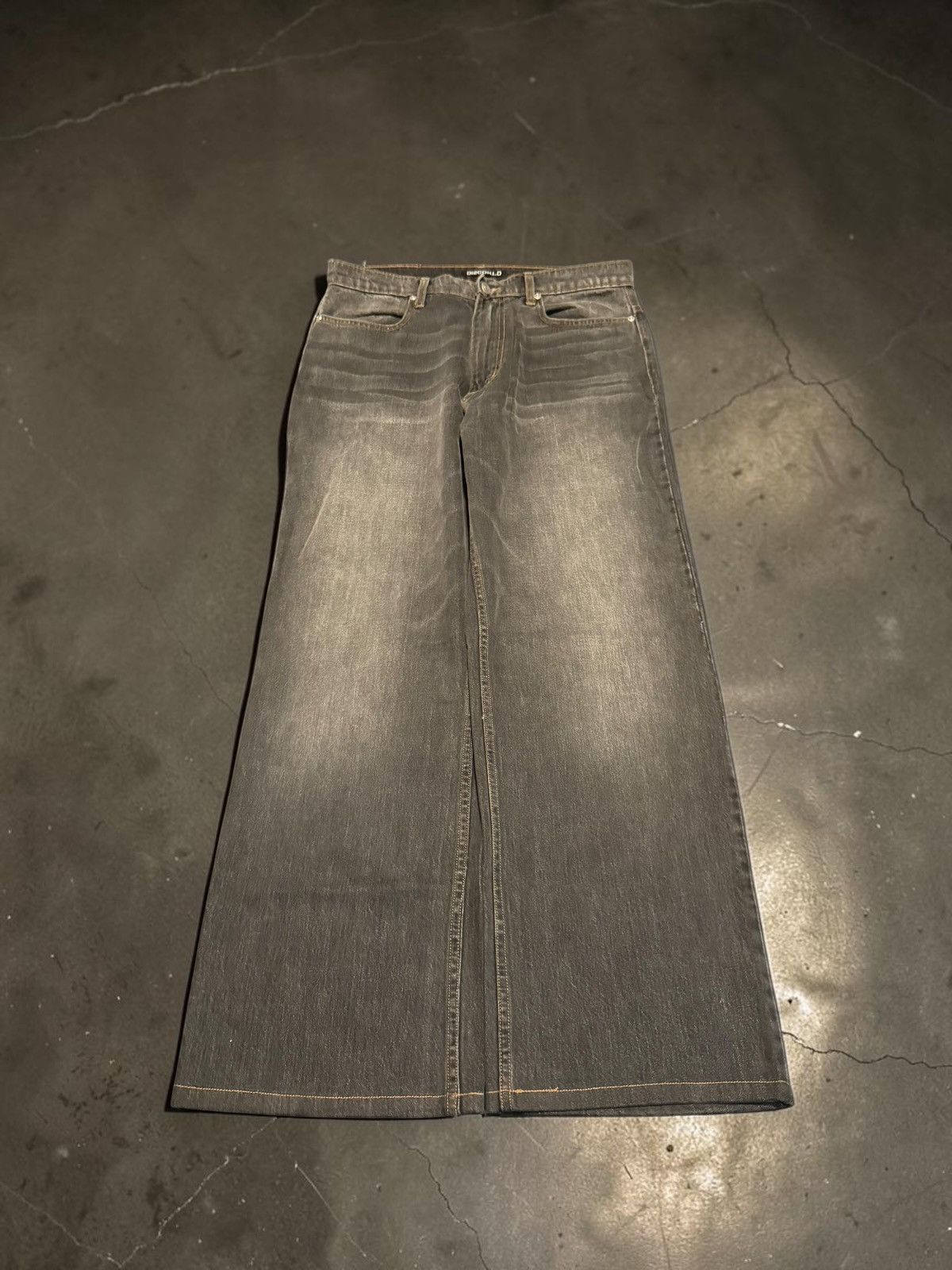Other Discontd Black Wide Jeans Size US 32 / EU 48 - 1 Thumbnail