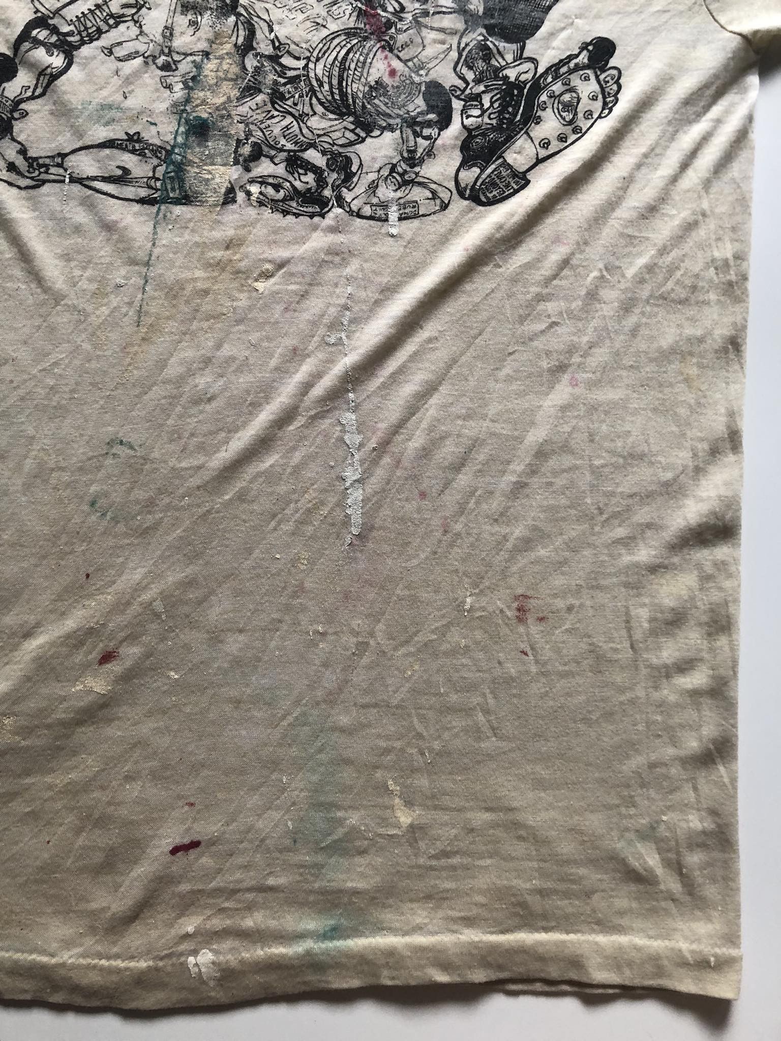 Vintage Vintage Cyberpunk Art Thrashed Shirt Size US XS / EU 42 / 0 - 13 Thumbnail