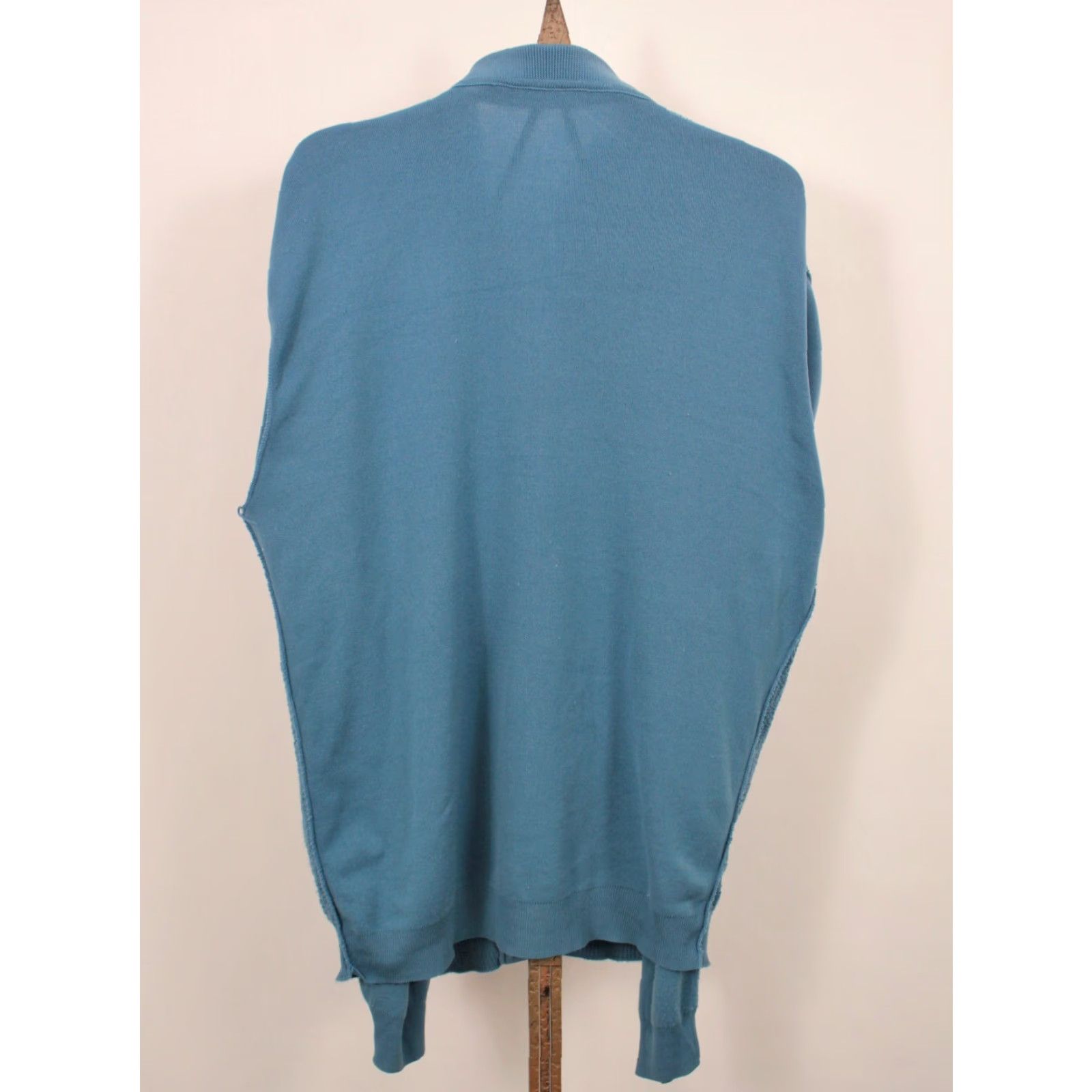 Vintage VINTAGE Ban-Lon 60s Shirt Mens Mint Blue Long Sleeve Cardigan / Sweater Size M 1960s Button-Front, Casual, Nylon, 48 Chest, 20 Shoulder, 25 Length Size US M / EU 48-50 / 2 - 3 Thumbnail