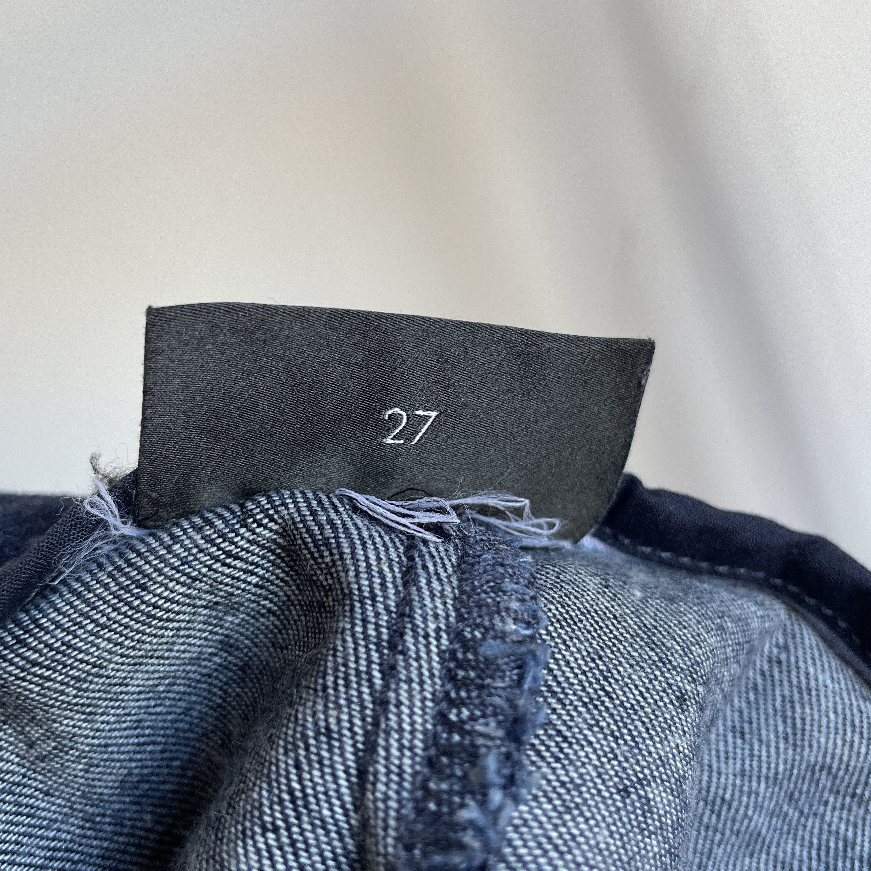 Emporio Armani Emporio Armani Womens Straight Denim Size 27 Size 27" / US 4 / IT 40 - 10 Thumbnail