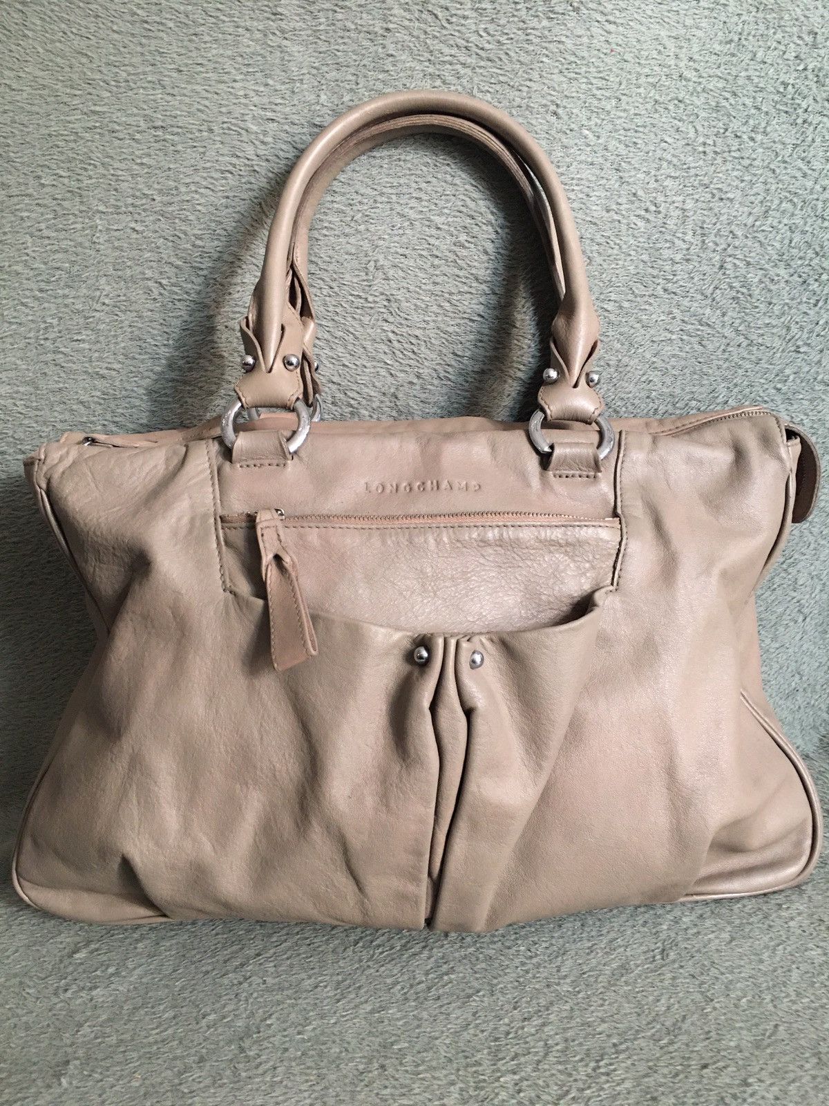 Longchamp Leather France Handbag Shoulder Bag