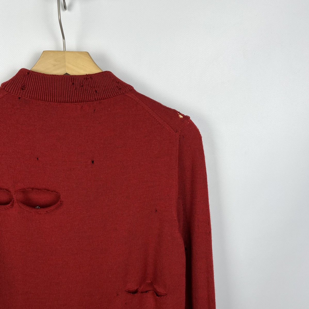 Vivienne Westwood Vivienne Westwood Red Label Distressed Wool Sweater Size L / US 10 / IT 46 - 17 Thumbnail