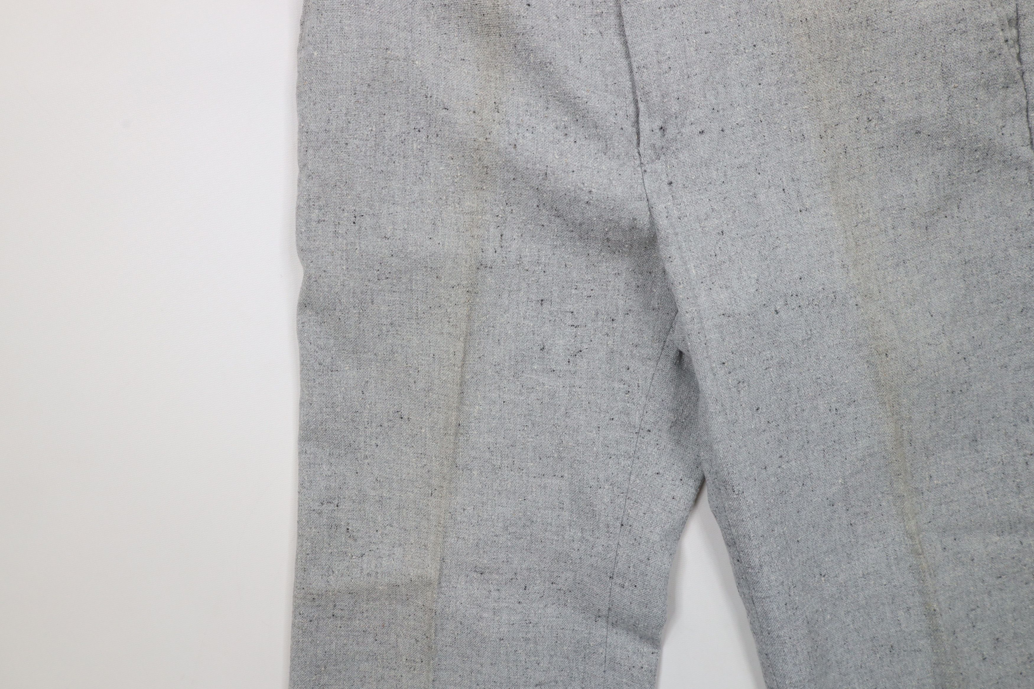 Vintage Vintage 60s 70s Rockabilly Tweed Wide Leg Chino Pants USA Size US 28 / EU 44 - 8 Thumbnail