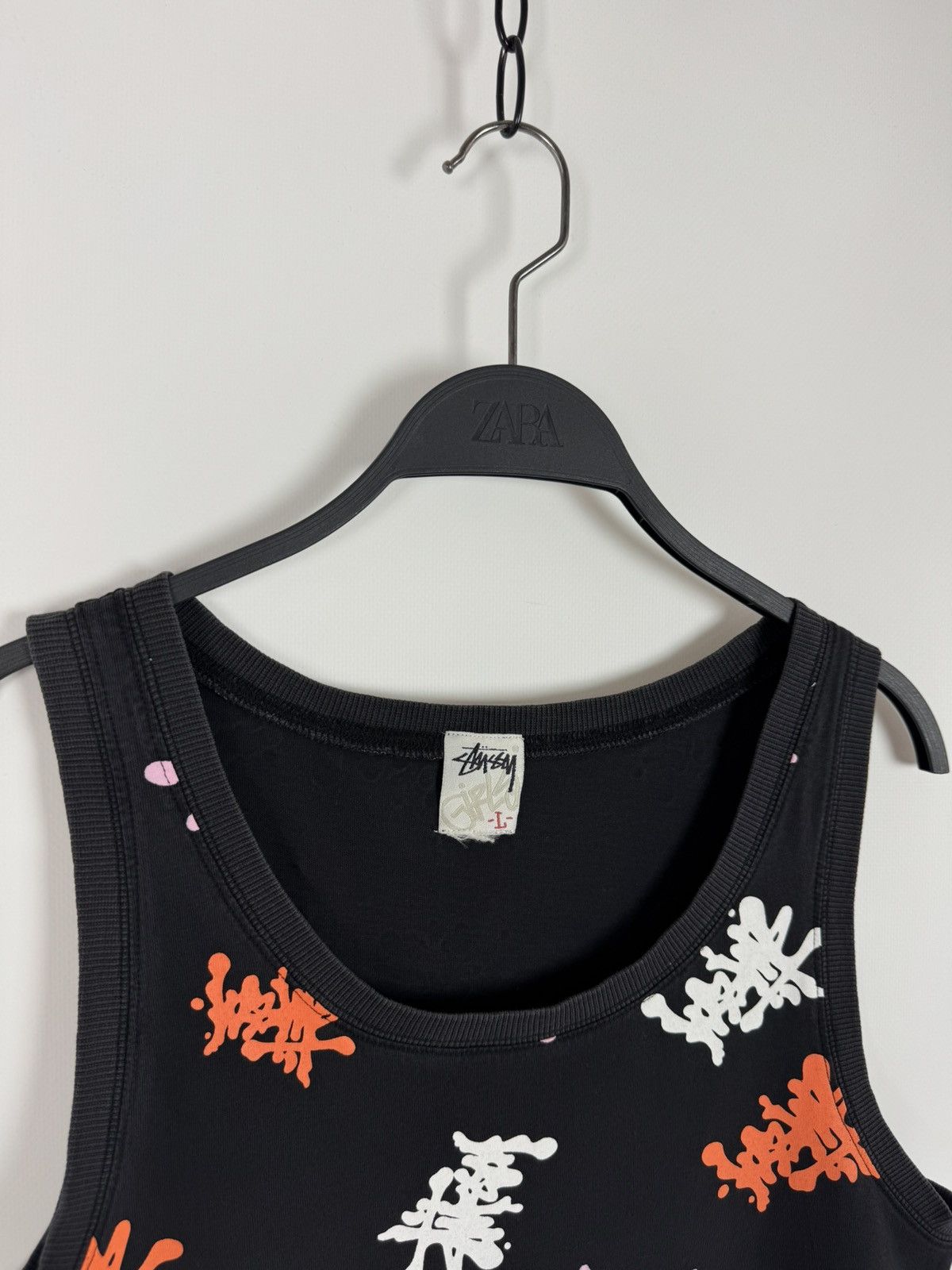 Stussy Faded Y2K Stussy Girls Multi Logo Sleeveless Size L / US 10 / IT 46 - 5 Thumbnail