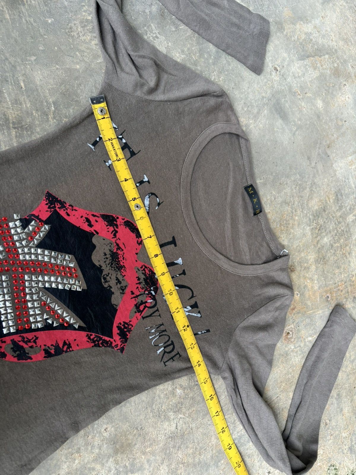 Hysteric Glamour Y2k M.K.R Ifwixwasnine Punk Style Longsleeve Size M / US 6-8 / IT 42-44 - 9 Thumbnail