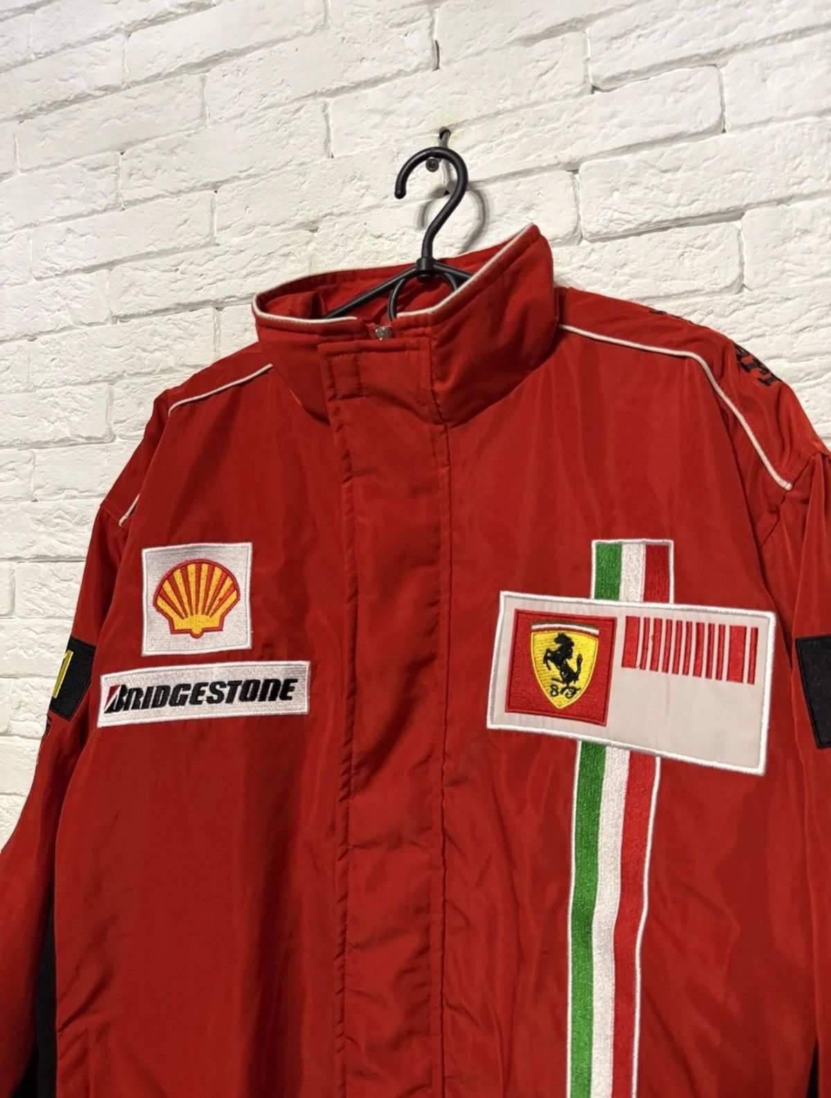 Ferrari Vintage Ferrari F1 Racing Bomber Jacket Bridgestone Shell Size US XL / EU 56 / 4 - 2 Thumbnail