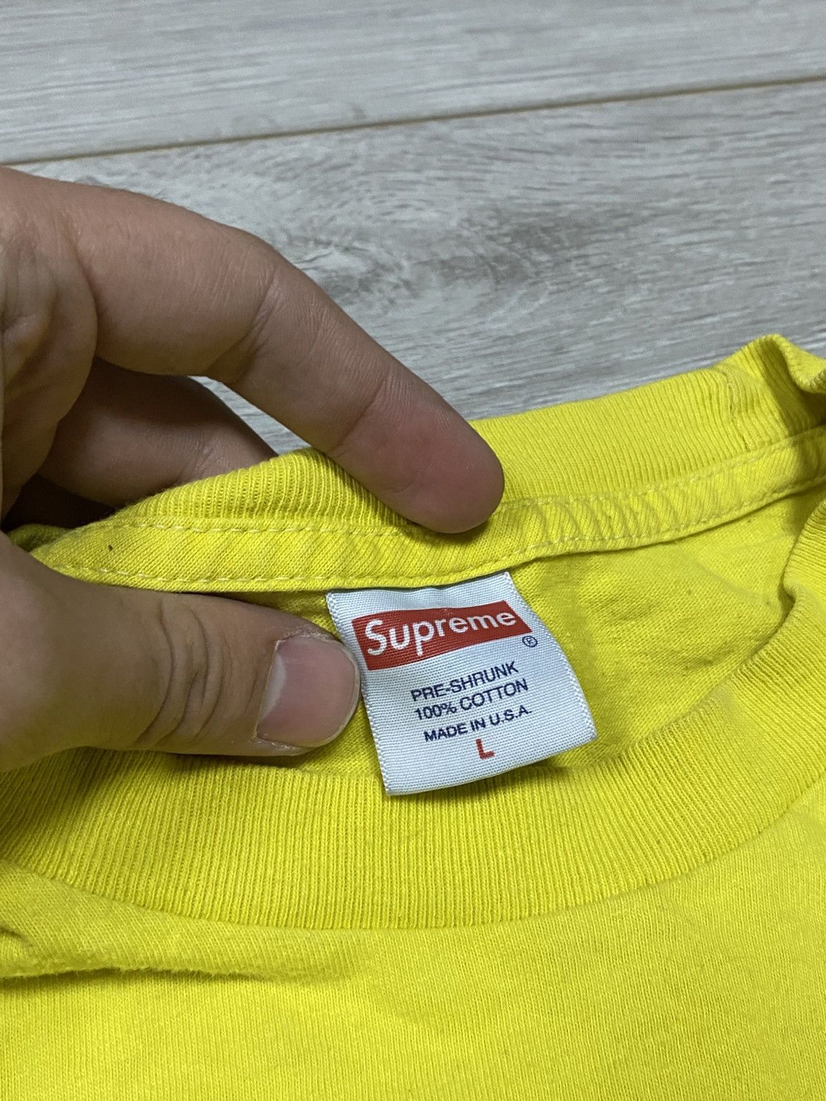 Supreme Yellow Smile Supreme Tee Size US L / EU 52-54 / 3 - 6 Thumbnail