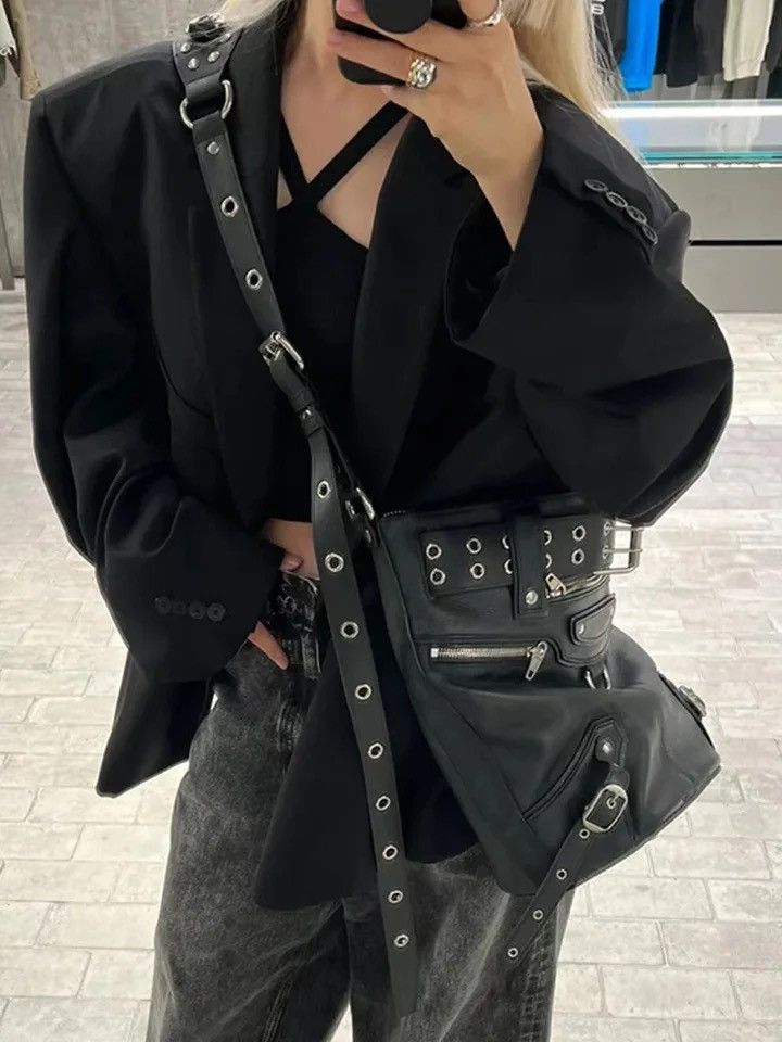 Japanese Brand × Other High Street Gothic Capacity Crossbody Bag Unisex Size ONE SIZE - 3 Thumbnail