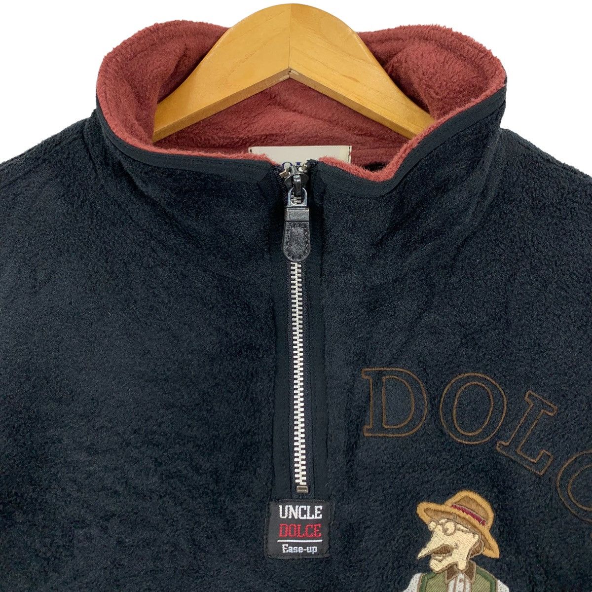 Vintage Vintage DOLCE Ease-Up Italian Fleece Half Zipper Sweatshirt Size US L / EU 52-54 / 3 - 6 Thumbnail