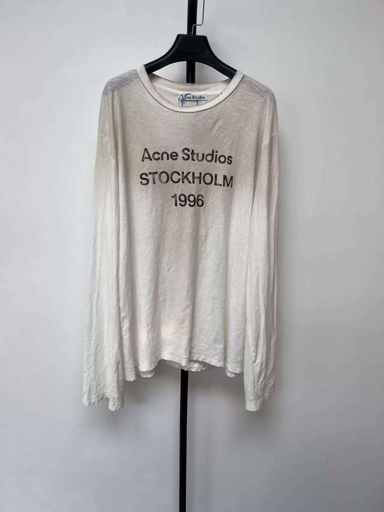 Acne Studios Acne Studios Long Sleeve Logo T-shirt Size US L / EU 52-54 / 3 - 1 Thumbnail
